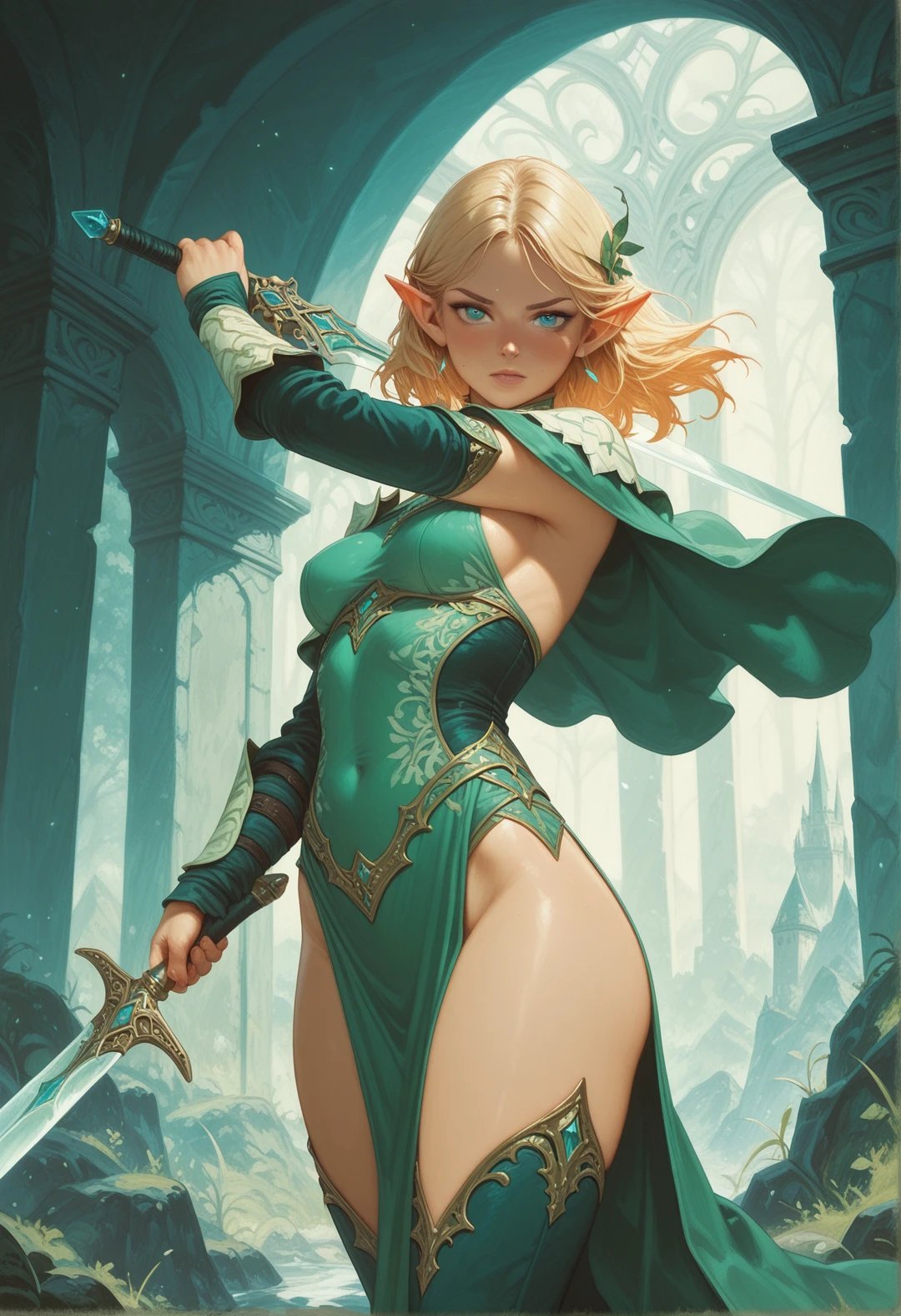 Painterly Fantasy by ChronoKnight - [FLUX & IL]