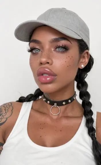 Bolted On Lips - Puffy Lips - Bimbo Lips