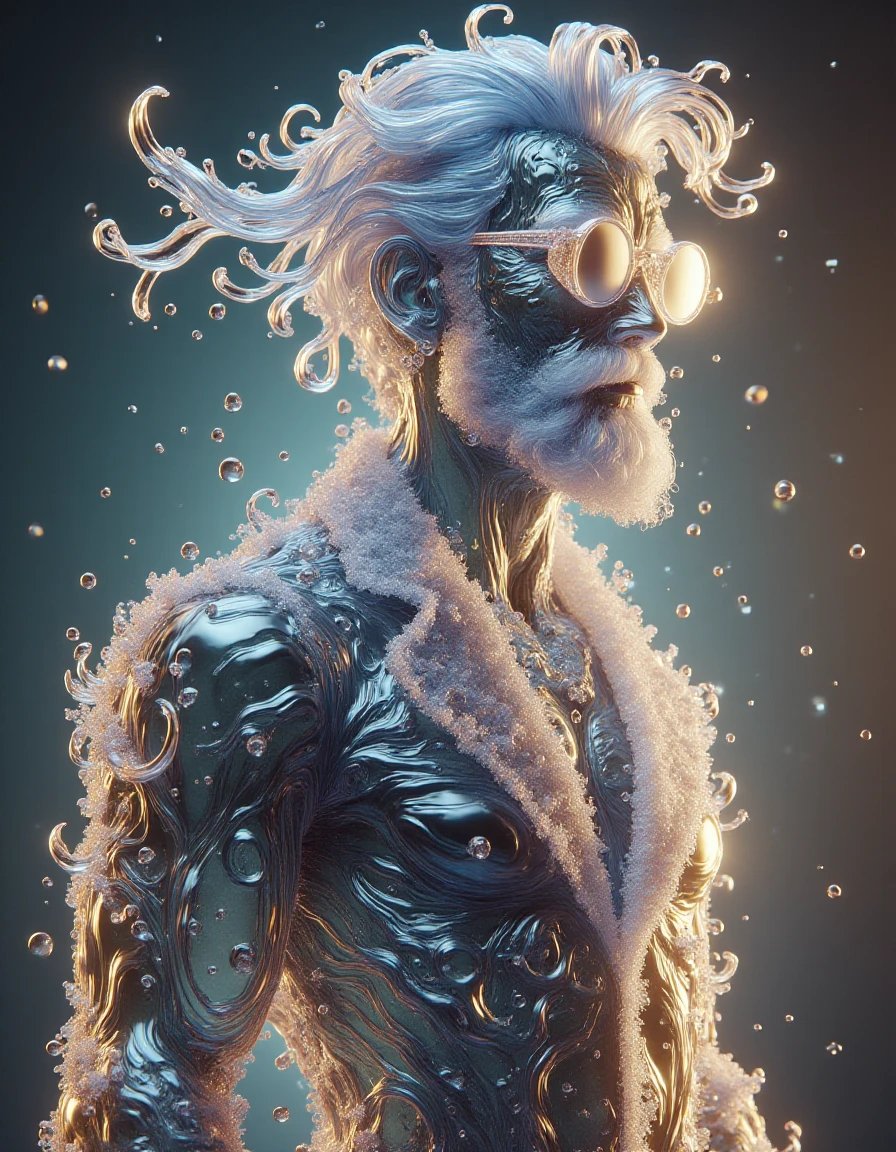 Liquid Water Flow Style [FLUX+SDXL+1.5]