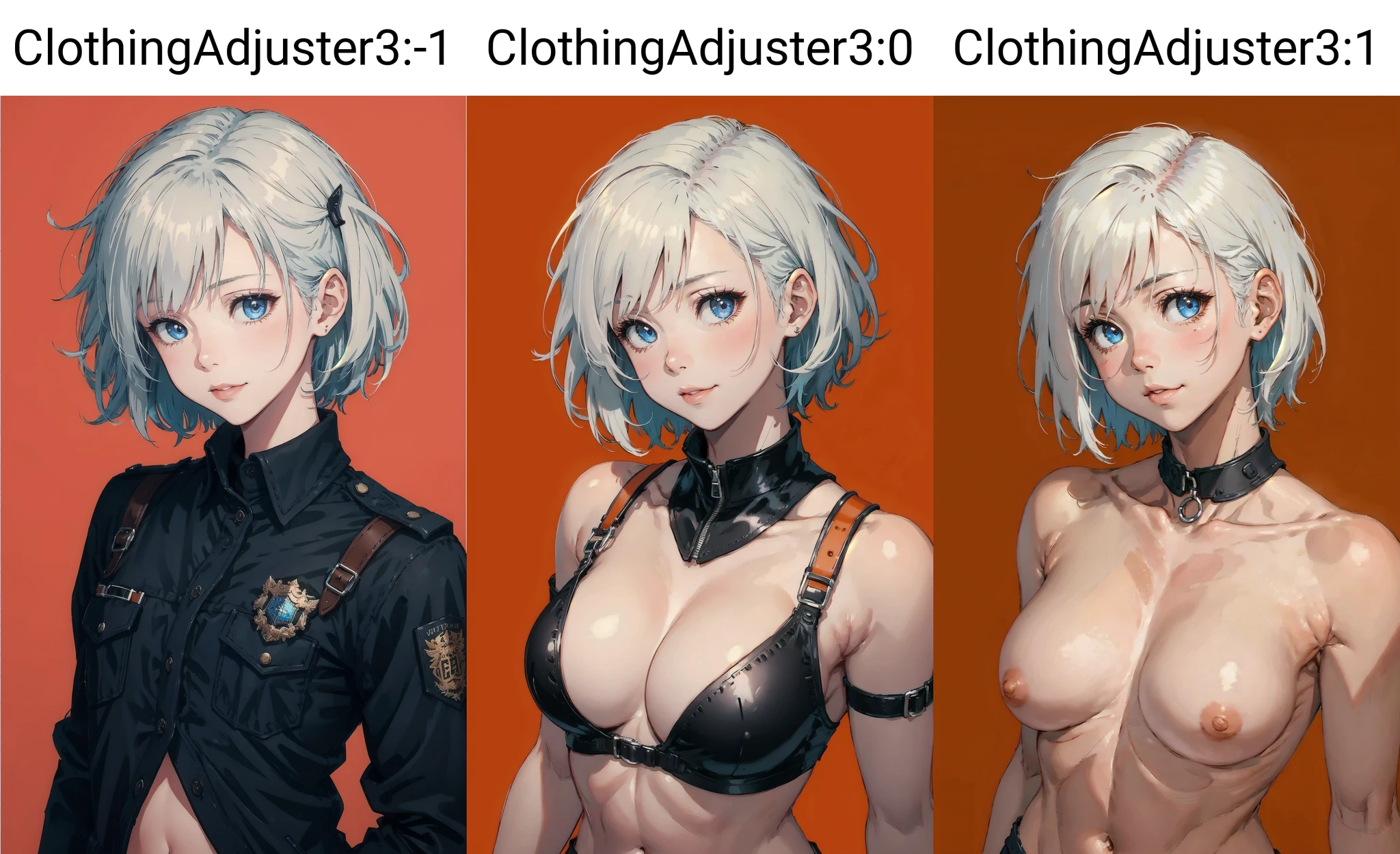 LEOSAM's Clothing +/- Adjuster 衣物增/减 LoRA preview 5