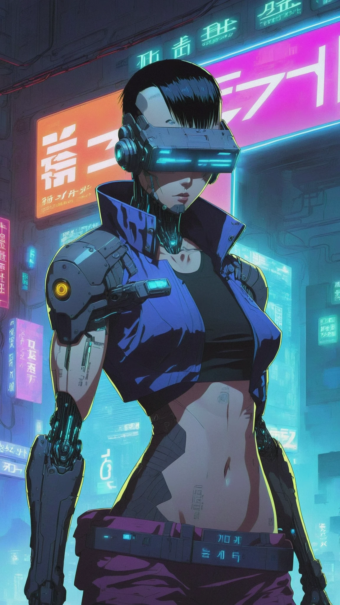 Cyberpunk Anime Style preview 2