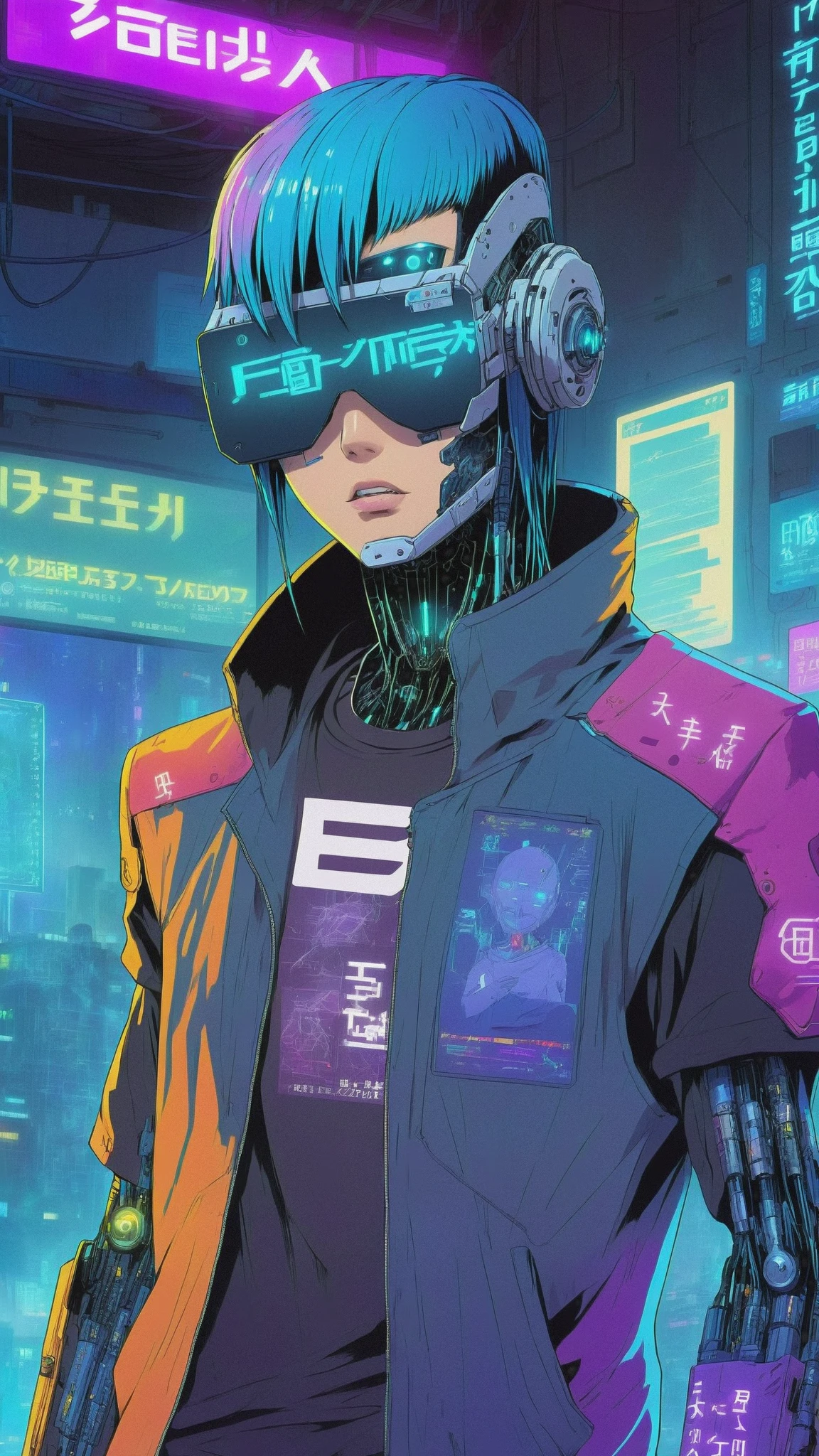Cyberpunk Anime Style preview 4