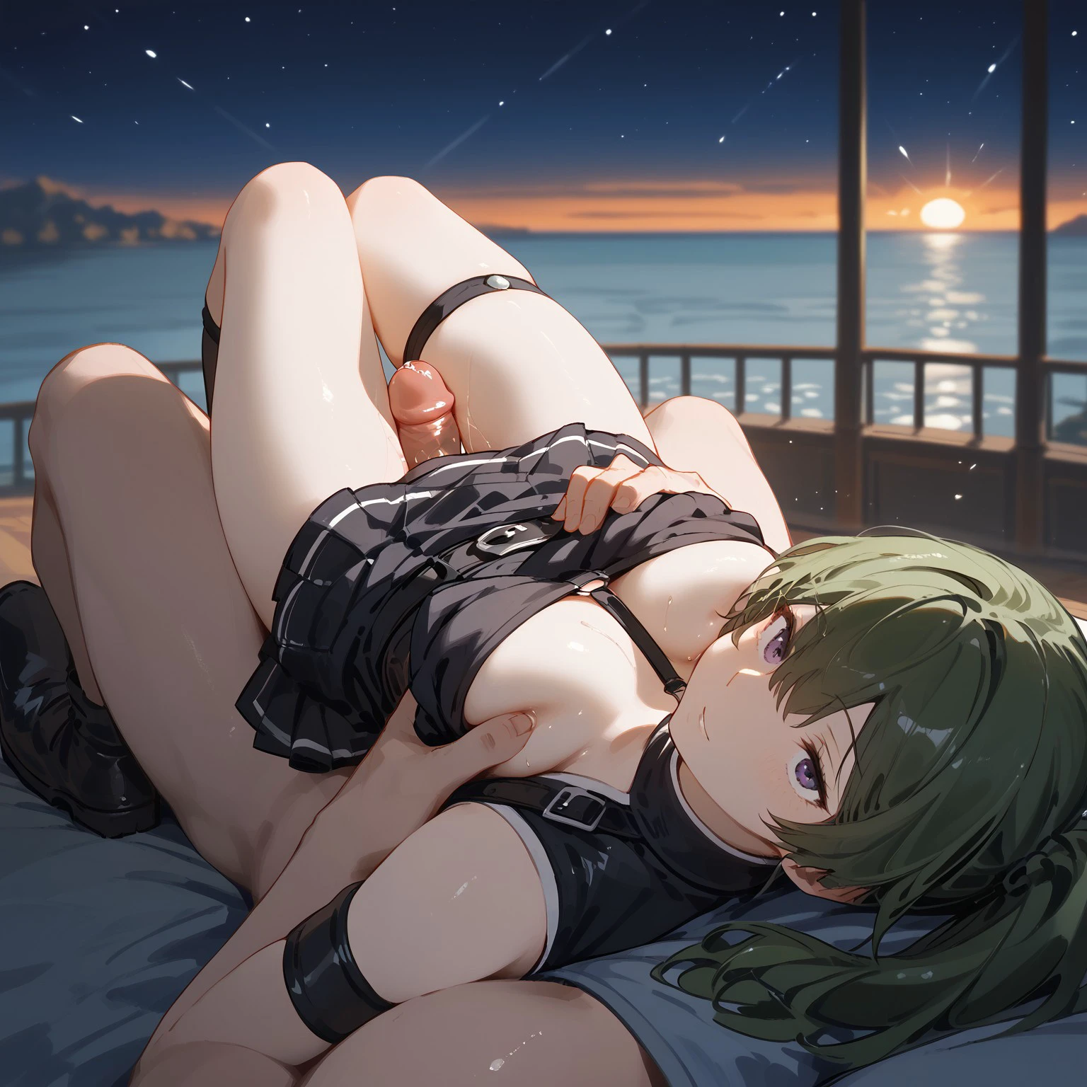 POV Thighjob on Top / Lying on Top Thighjob - PONY/ILLUSTRIOUS preview 1