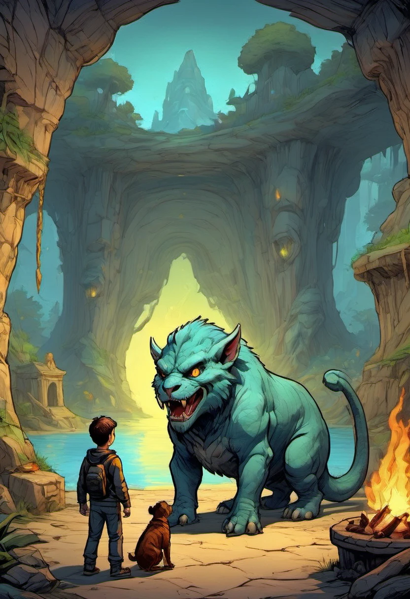 Eldritch Comics (comic book style illustration) preview 4