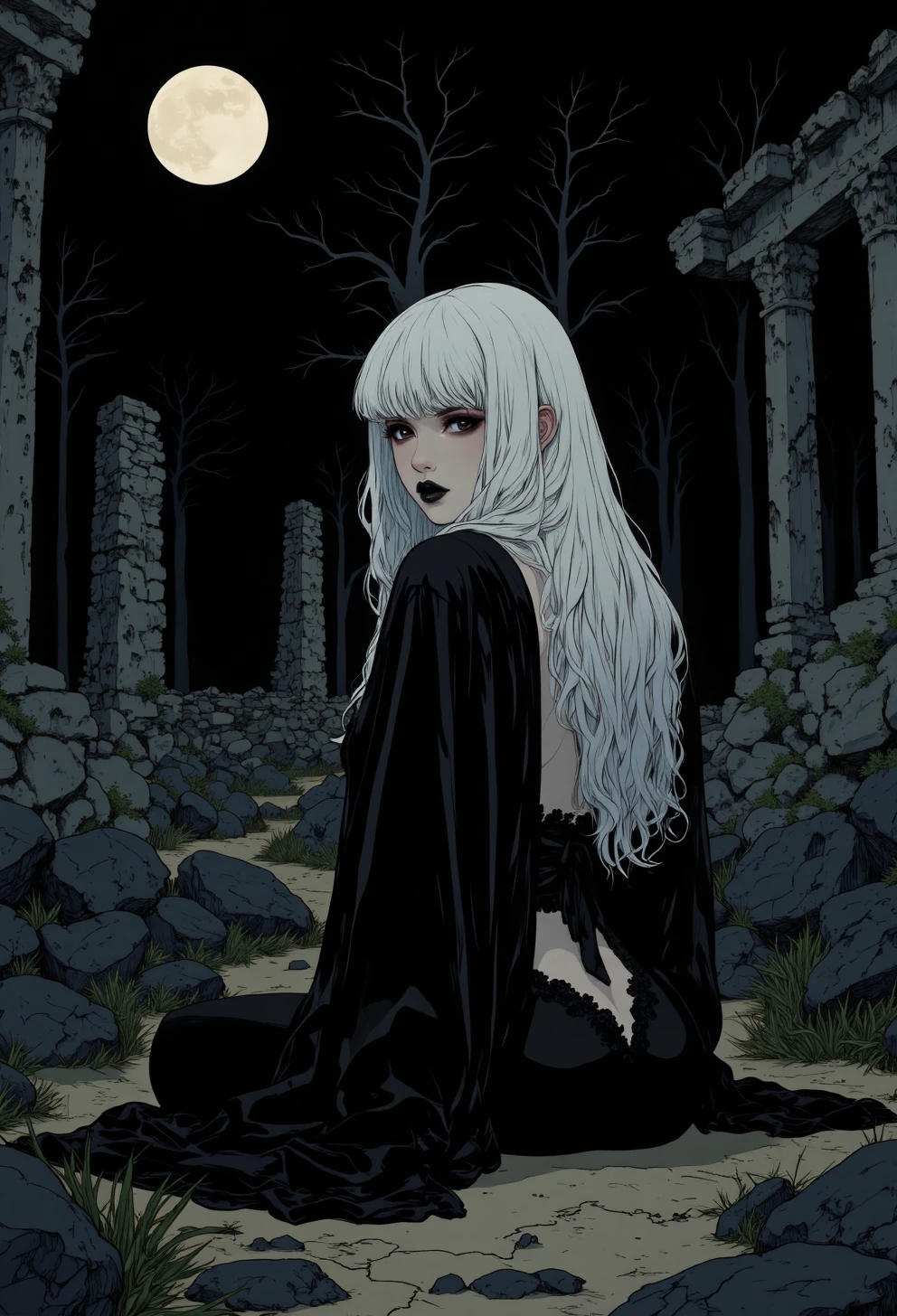 Neurocore Anime Shadow Circuit by ChronoKight - [FLUX & IL] preview 2