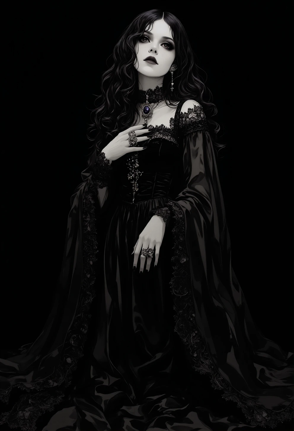 Neurocore Anime Shadow Circuit by ChronoKight - [FLUX & IL] preview 5