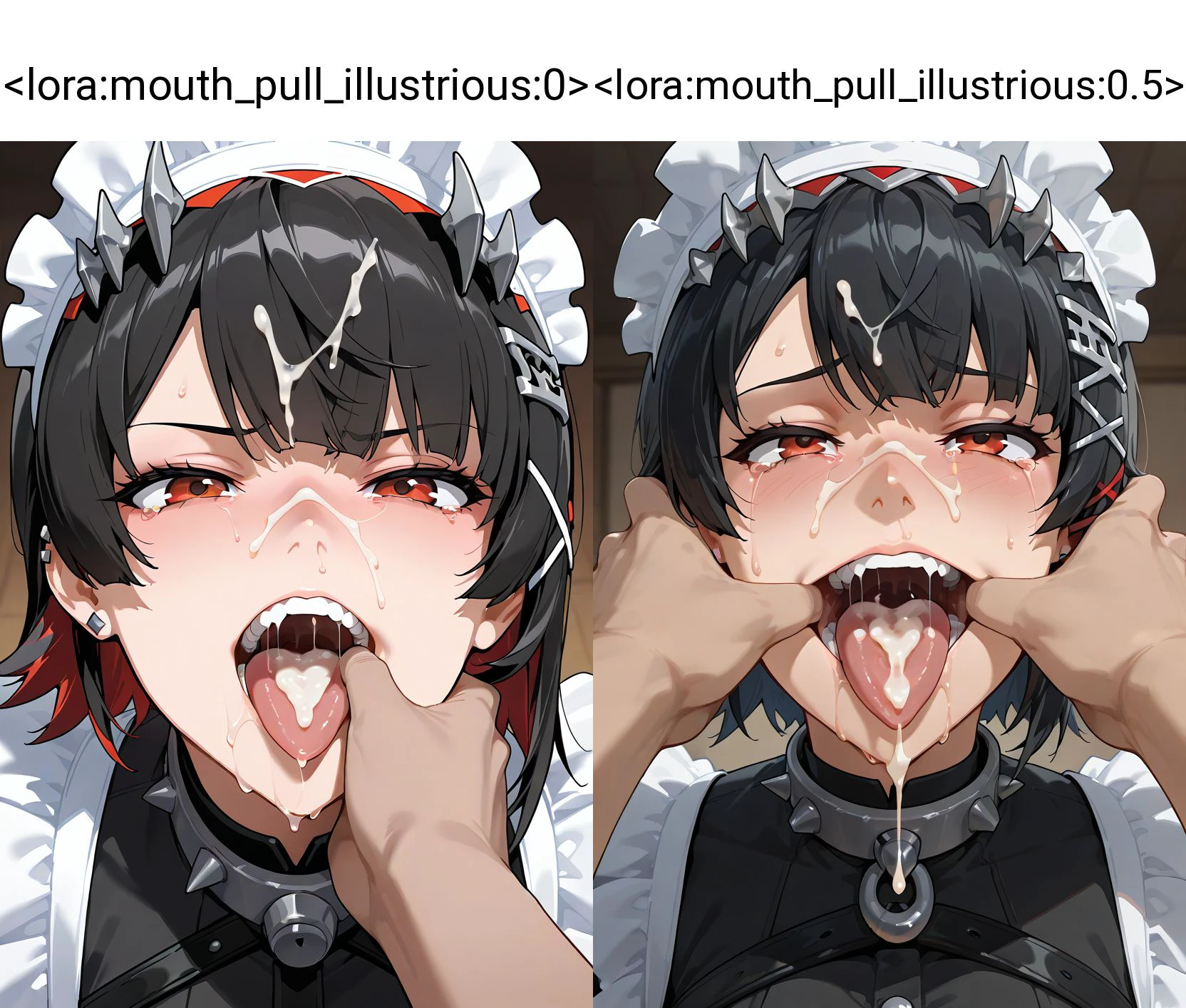 Mouth Pull - POV - Illustrious preview 2