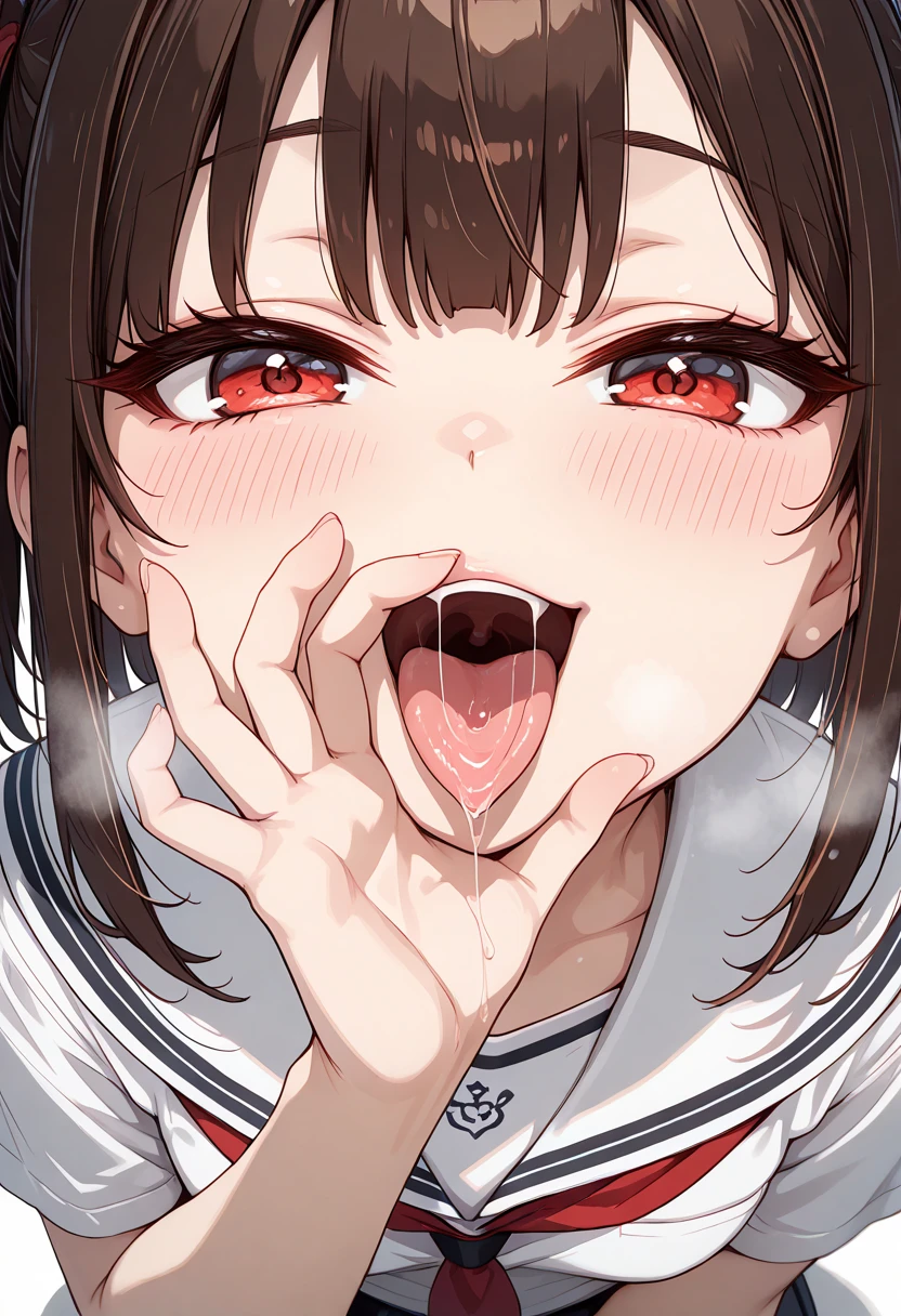 (CONCEPT) Fellatio gesture with finger circle / フェラ素振り(指で輪っか) (Illustrious) preview 3