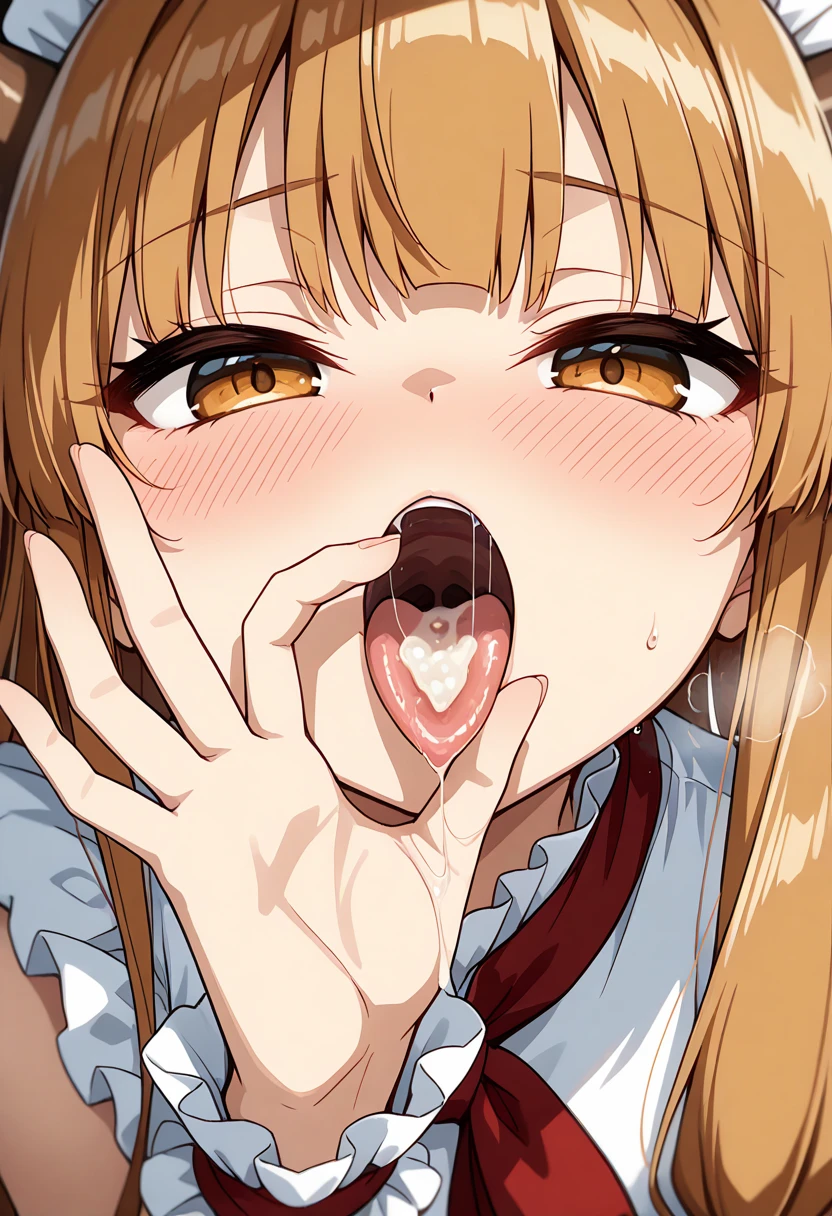 (CONCEPT) Fellatio gesture with finger circle / フェラ素振り(指で輪っか) (Illustrious) preview 4