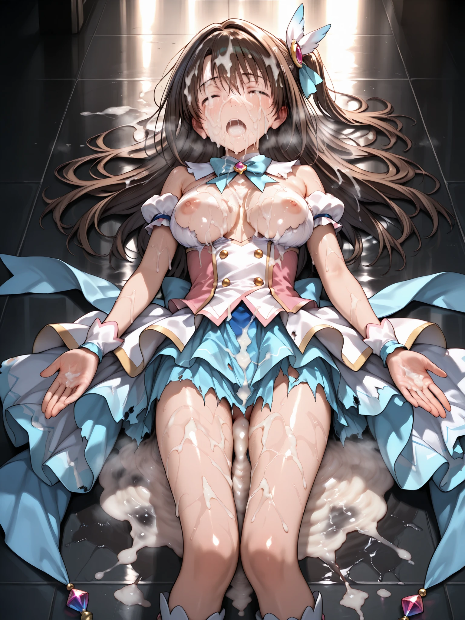 huge cum & cum pool (illustrious, pony) preview 2