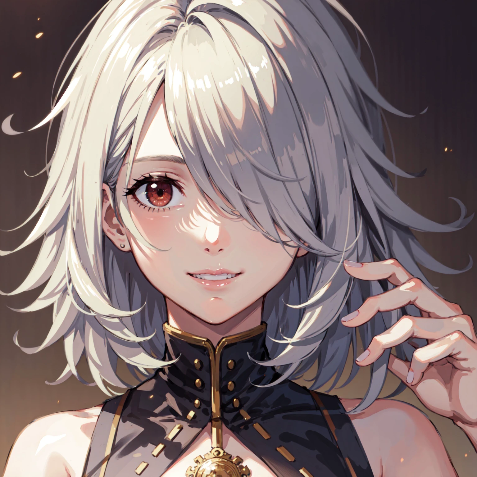 Hair over one eye, both eyes, LECO preview 3