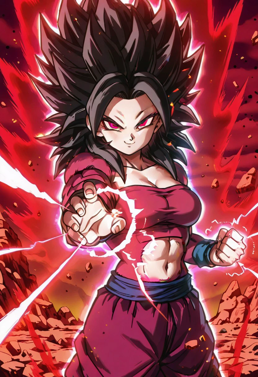 Caulifla + Super Saiyan 4 Form (Dragon Ball) [SDXL & SD1.5] preview 1
