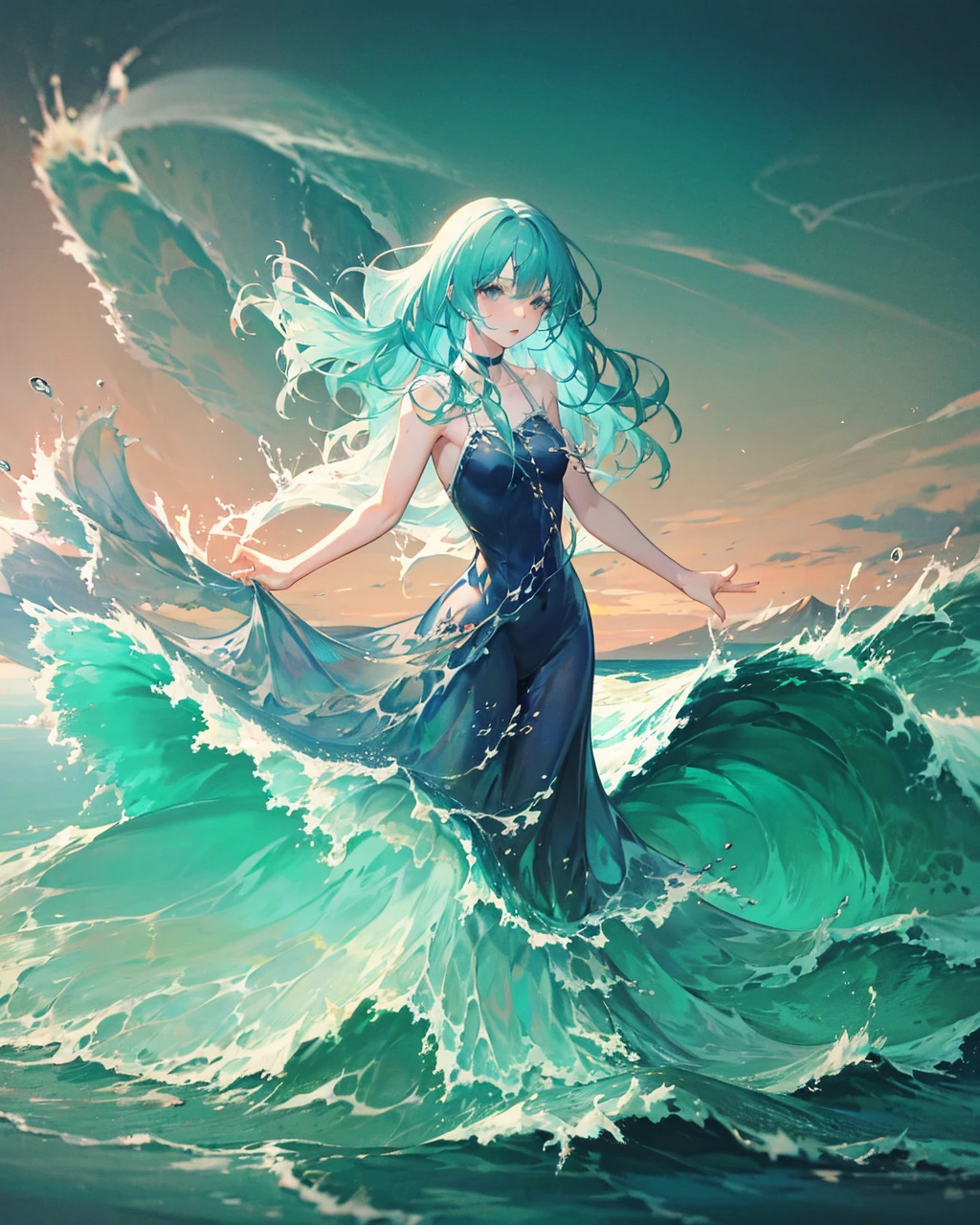 【Concept】Liquid Clothes/Liquid Dress 水裙 preview 1