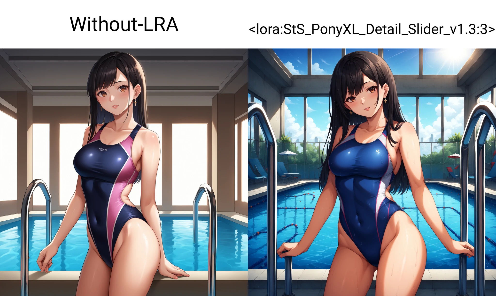 Detail Slider LoRA | PonyXL SDXL preview 2