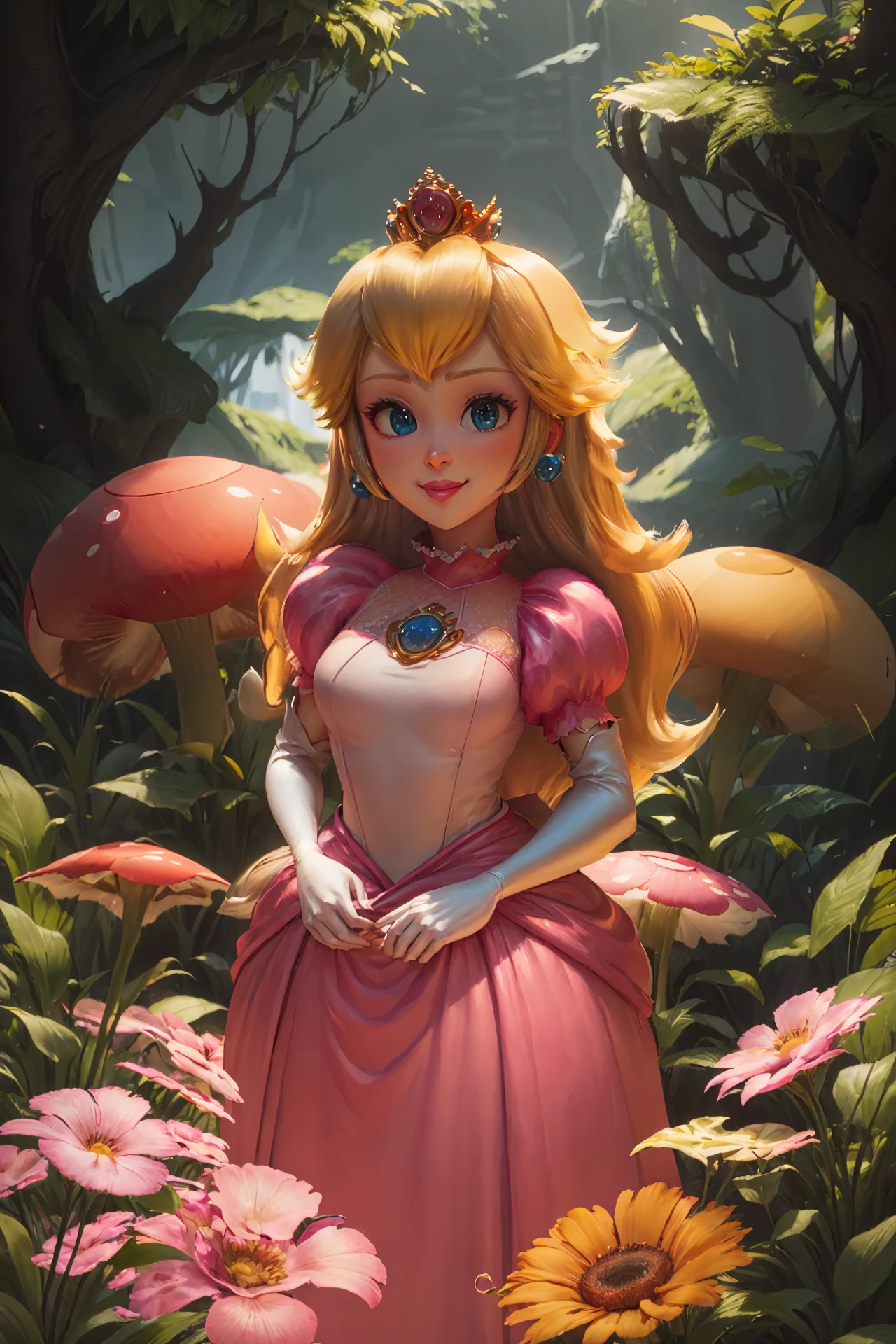 Princess Peach - Nintendo The Super Mario Bros. Movie (Illumination Entertainment Animation Style) preview 3