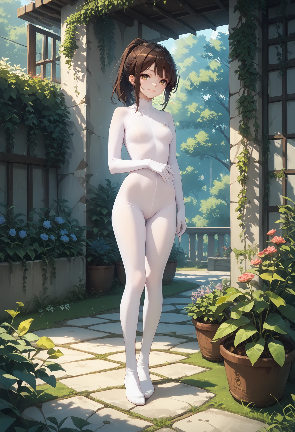 [costume]color changable Bodystocking/可换色连身丝袜 For SD1.5 pony & Illustrious preview 2