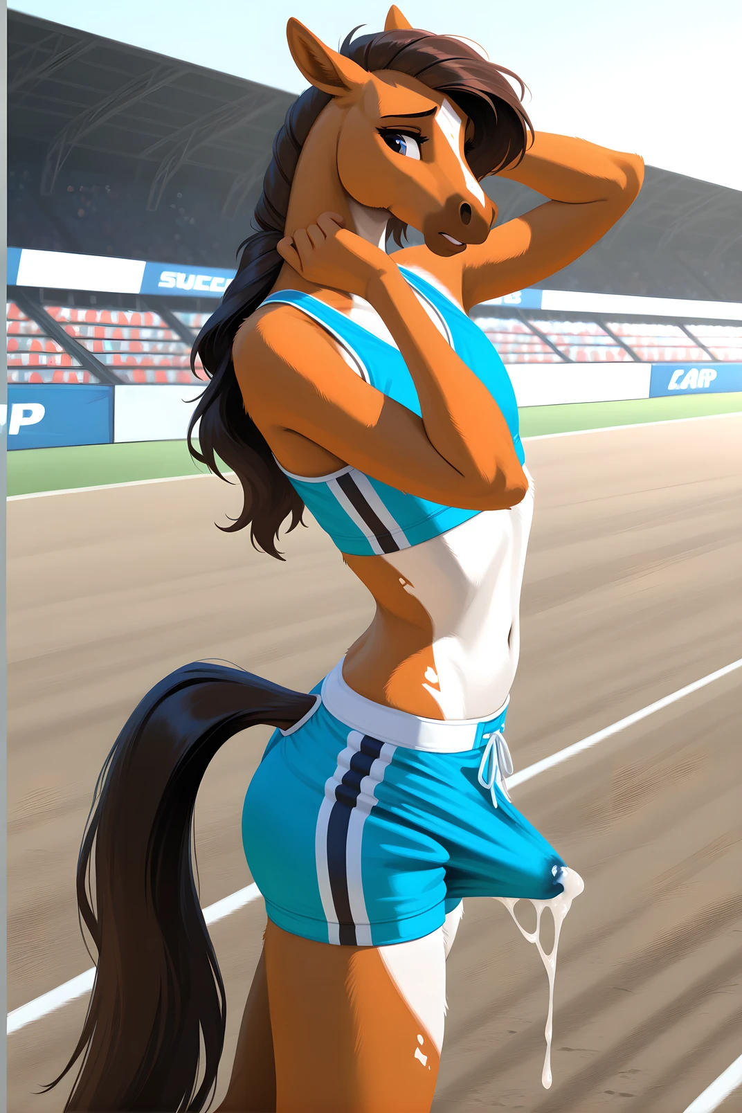 Cum Through Clothing (Furry) preview 3