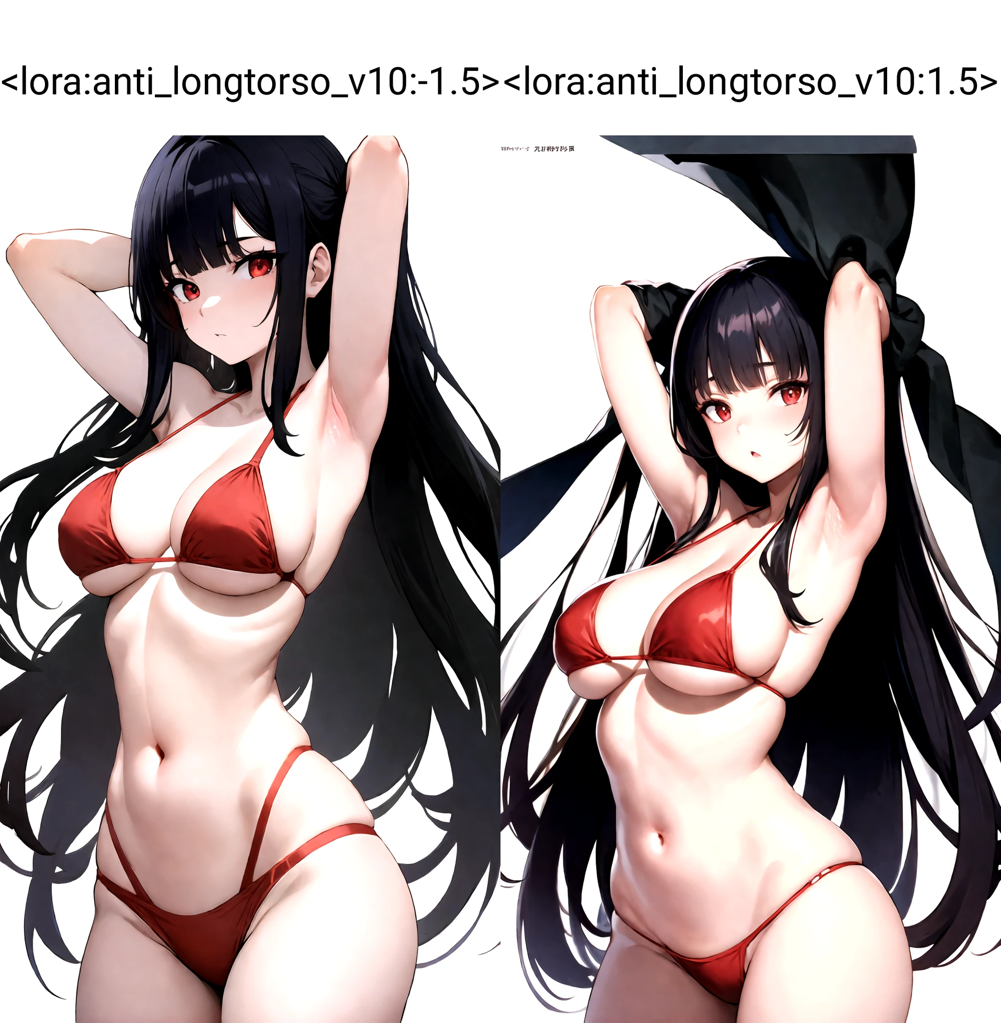 Anti Long Torso/Legs | SDXL/SD1.5 LoRA preview 3