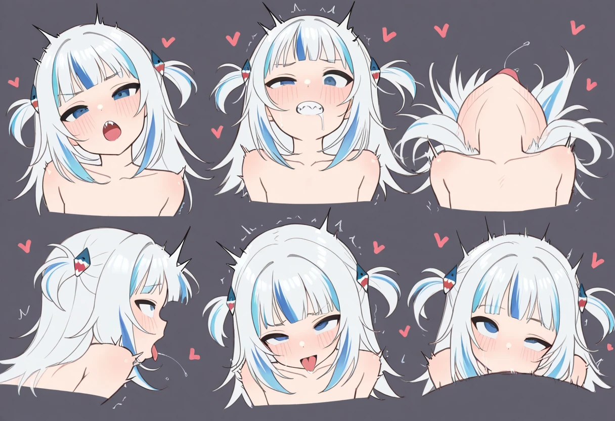 Multiple Ahegao Expressions Reference I Miscellaneous Concept I IllustriousXL and NoobAI preview 2