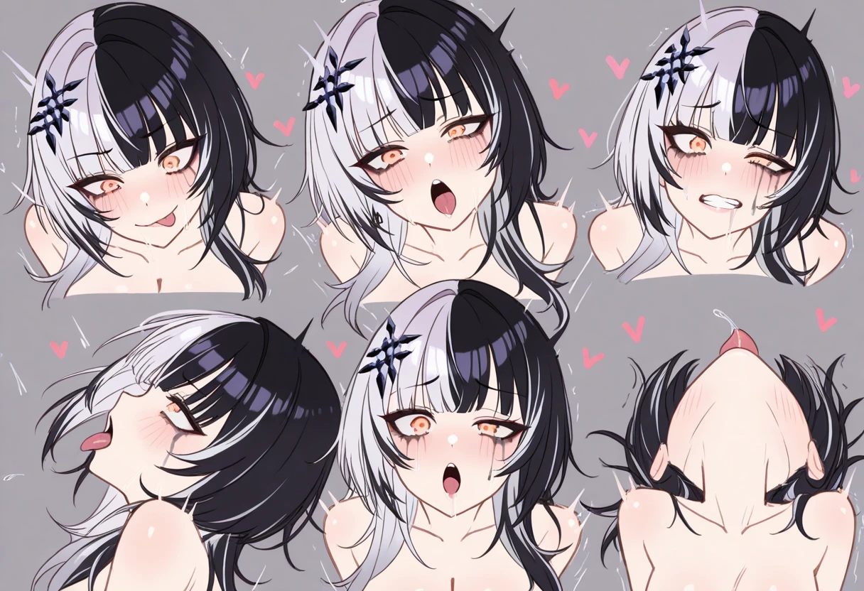 Multiple Ahegao Expressions Reference I Miscellaneous Concept I IllustriousXL and NoobAI preview 3