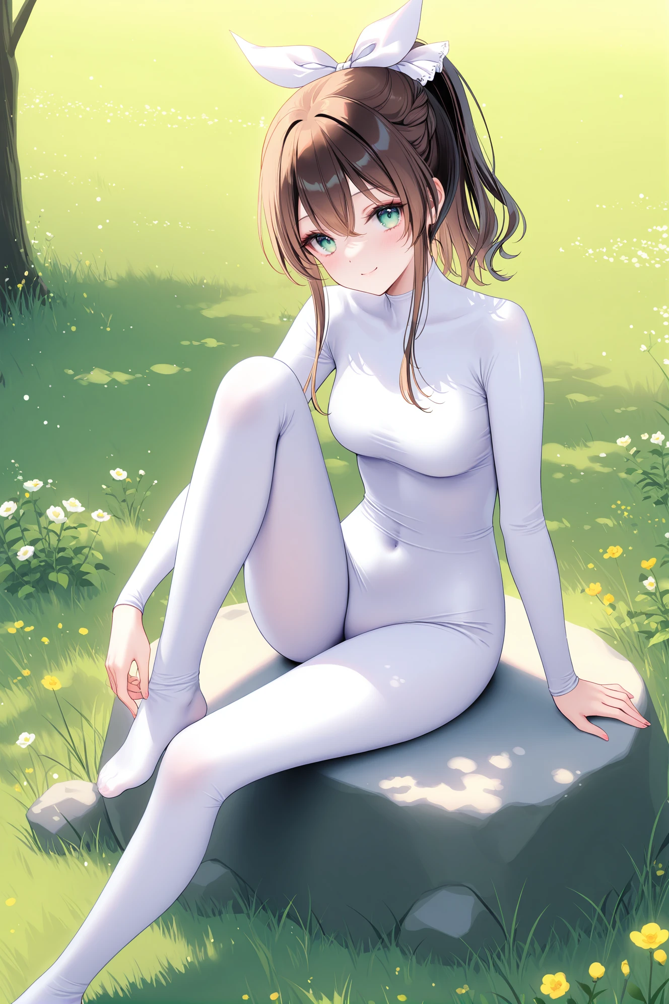 [costume]color changable Bodystocking/可换色连身丝袜 For SD1.5 pony & Illustrious preview 1