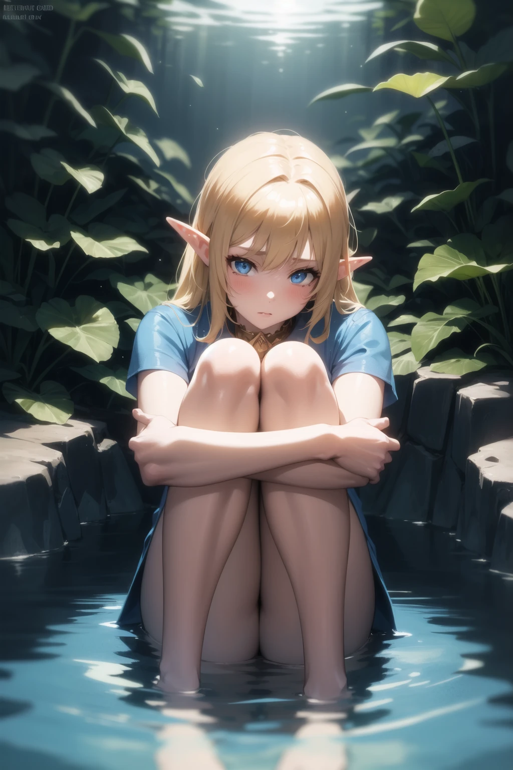 Hugging own legs preview 3