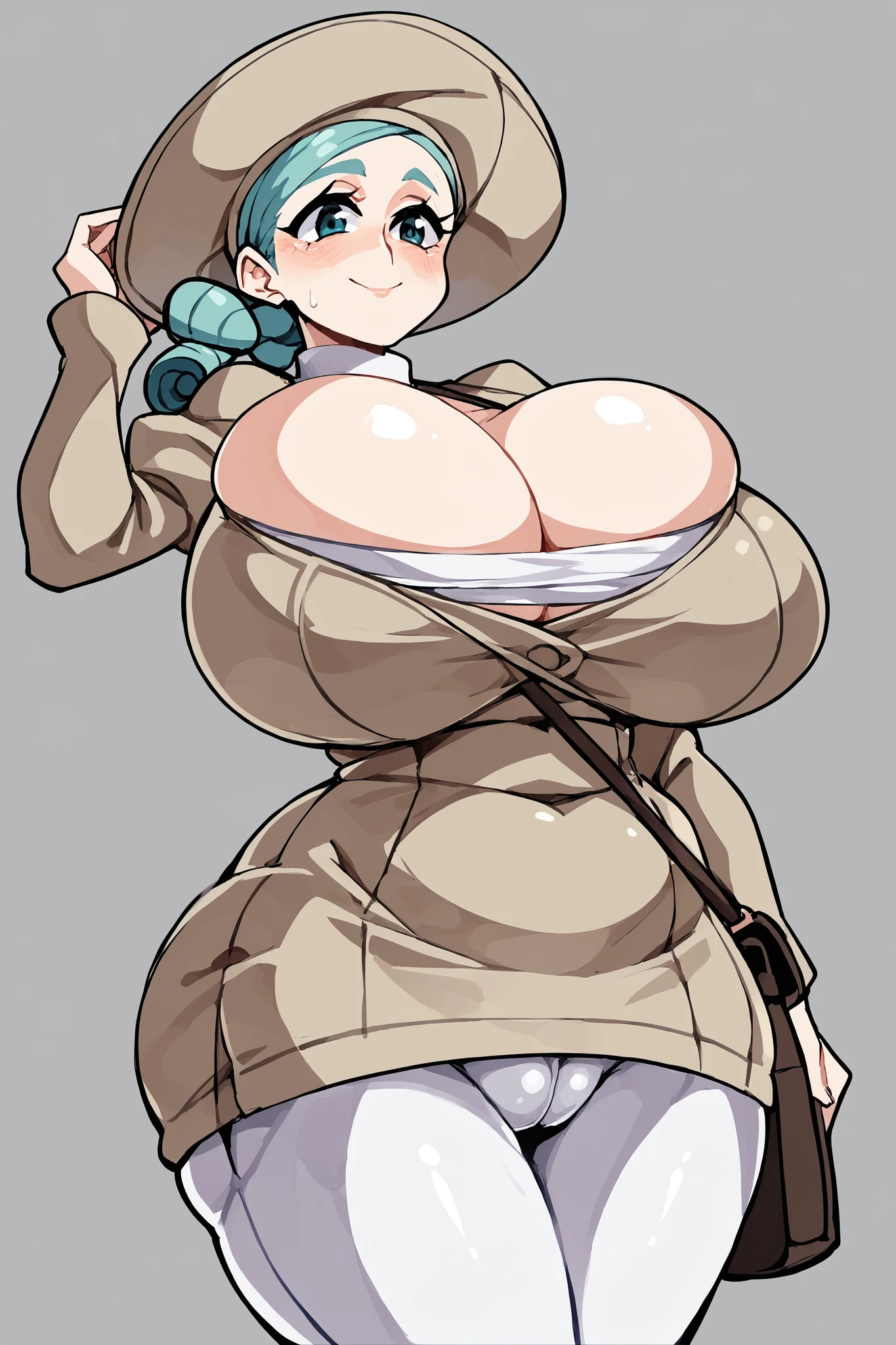 Cleavage Bulge (Bursting Breasts/Spilling Out) [NoobAI + PDXL + 1.5] preview 2