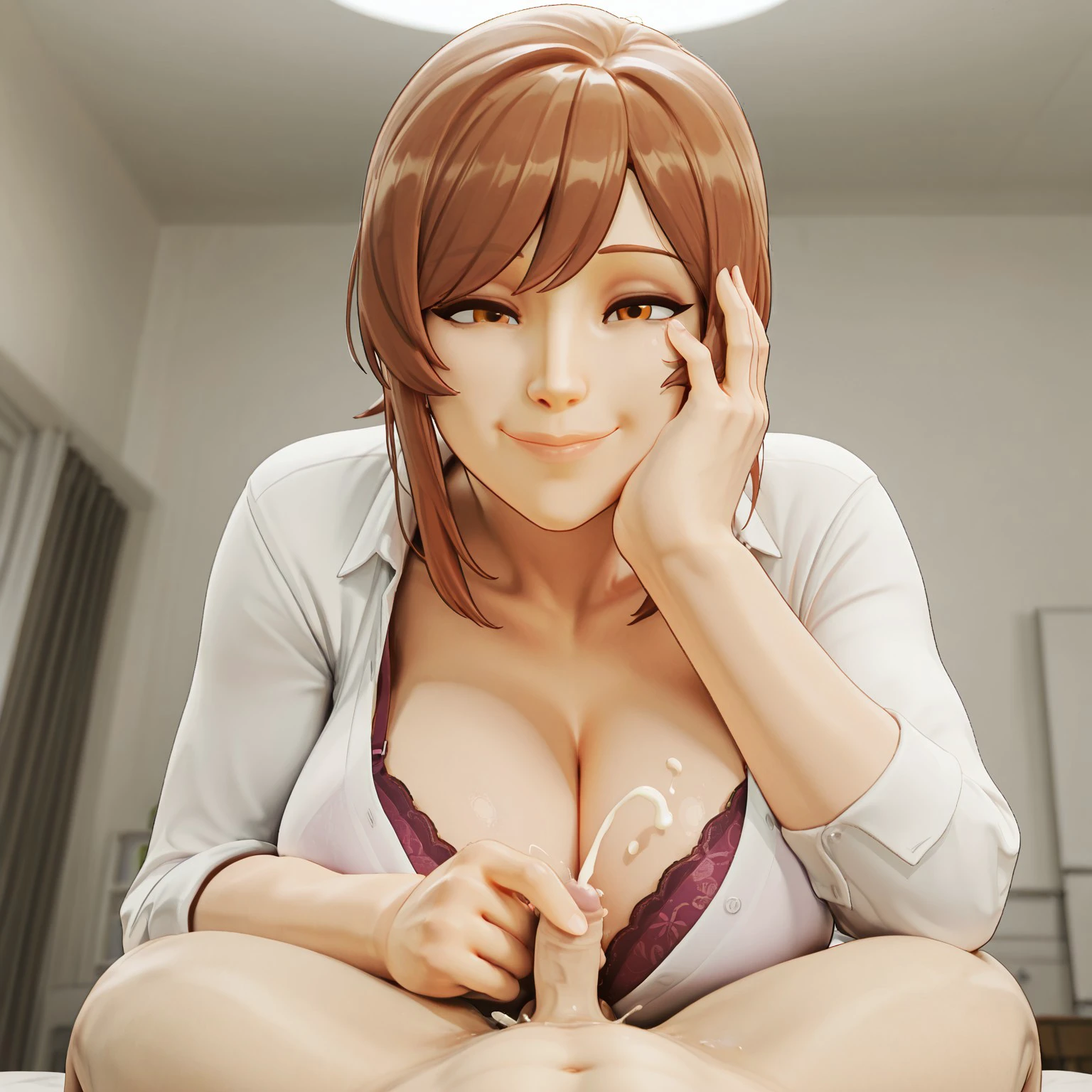 Pony+Illustrious Two Finger handjob/ Crotch POV/ pinching handjob/ SPH/ small penis preview 3