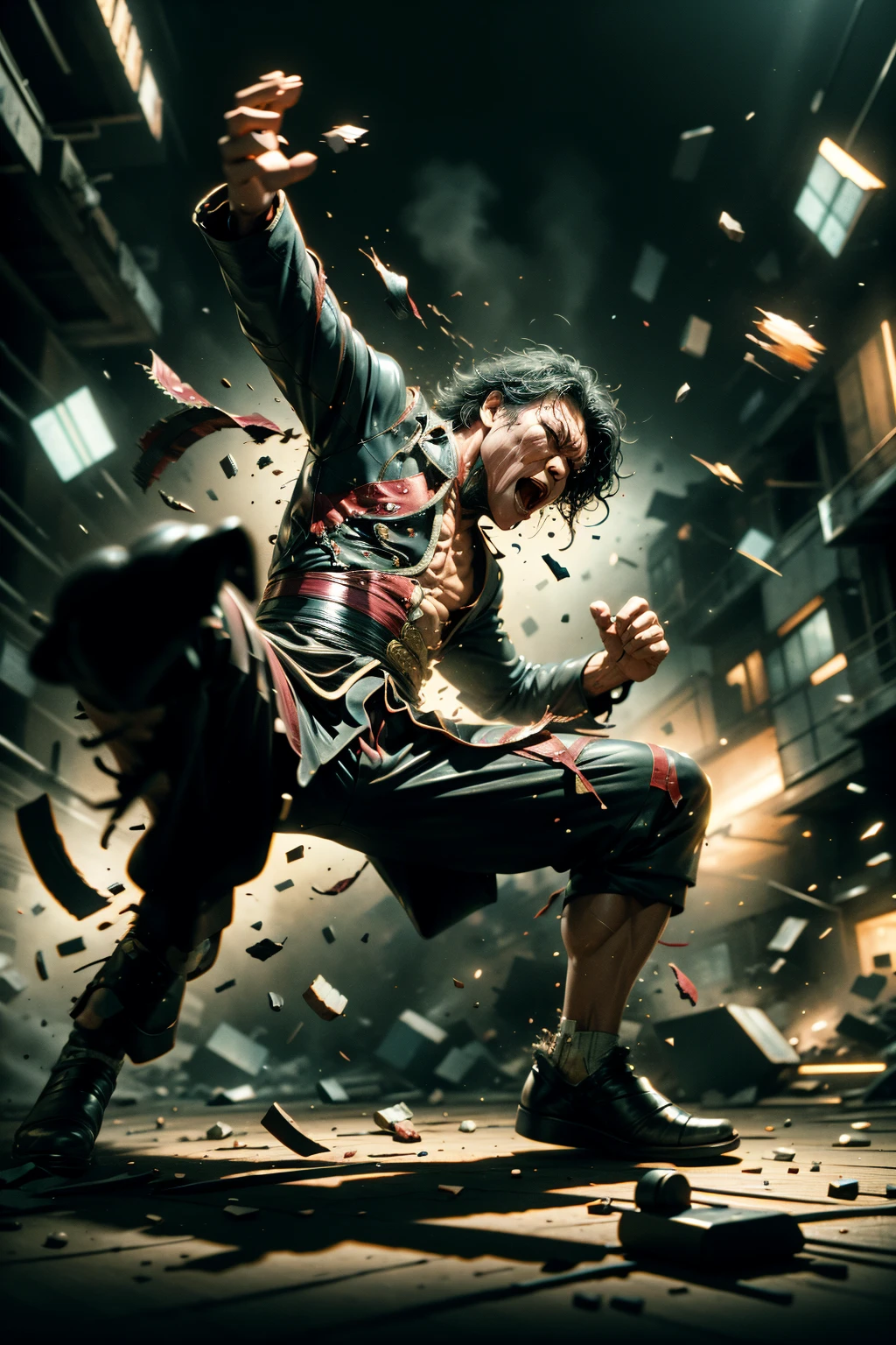 Violent Explosion Style [LoRA 1.5+SDXL] preview 1