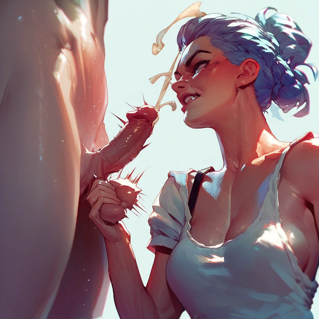 Pony+illustrious Testicle Grab / Grabbing Balls / CBT / Ballbusting (commission) preview 5