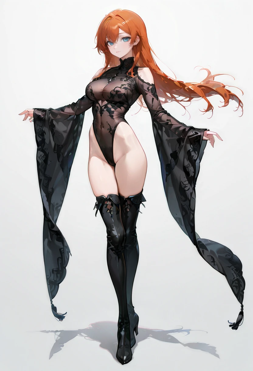 Gothic Sheer Leotard preview 4