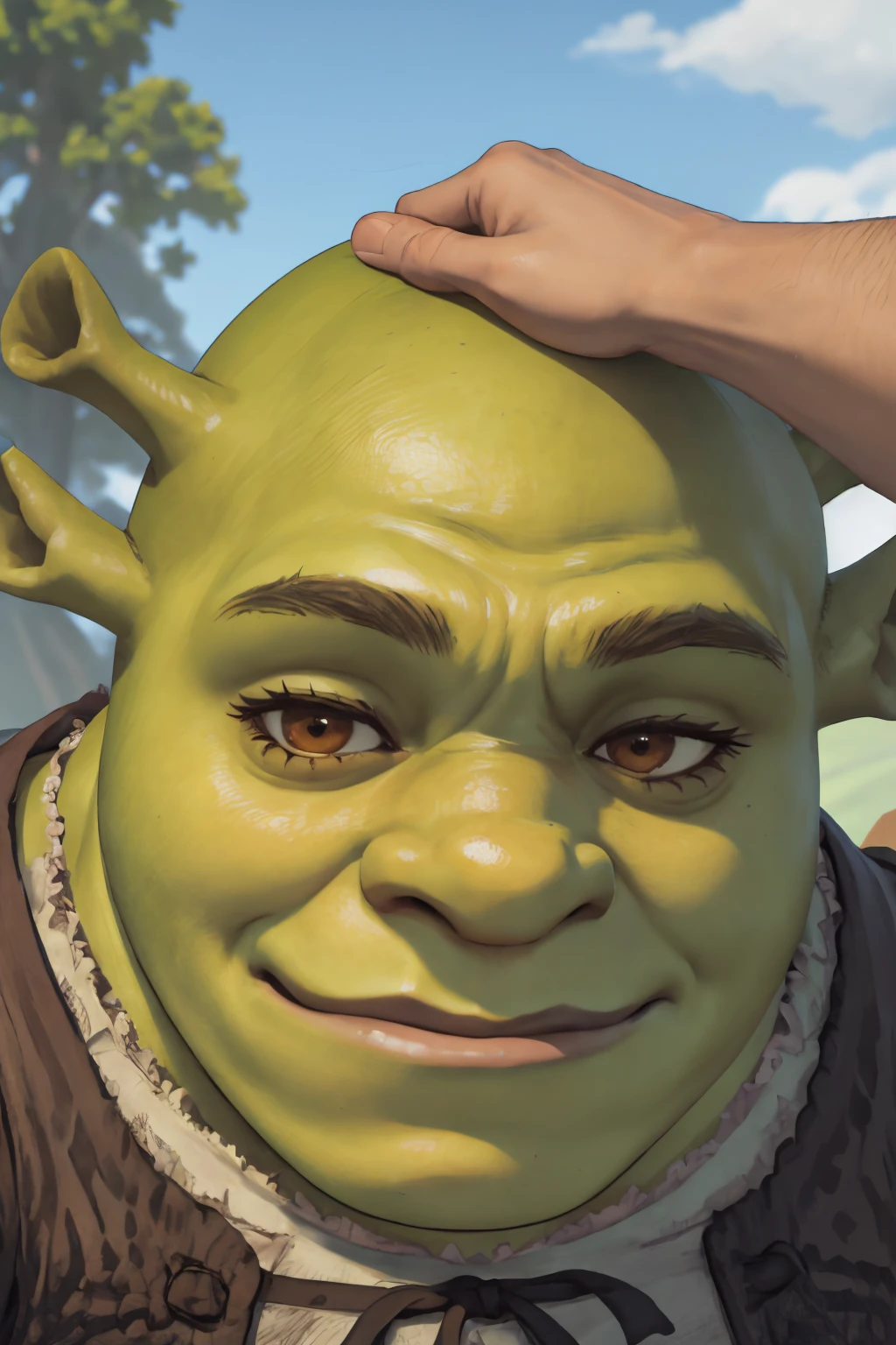 Headpat POV | Concept LoRA preview 2