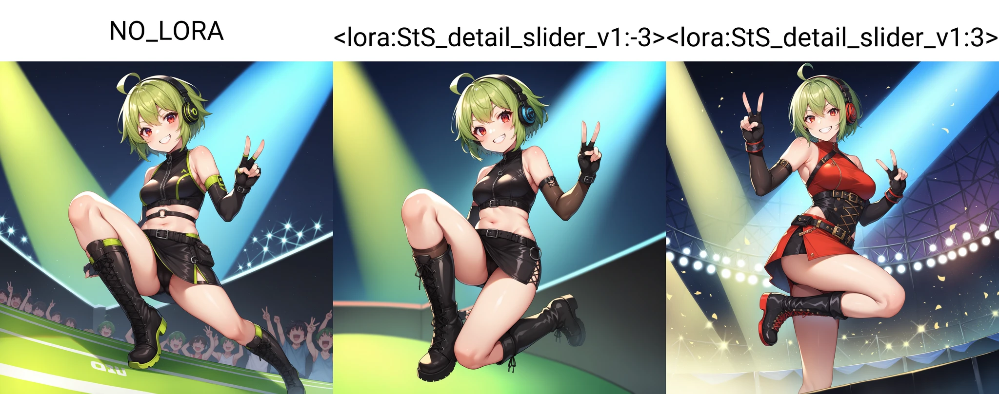 Detail Slider LoRA | PonyXL SDXL preview 2