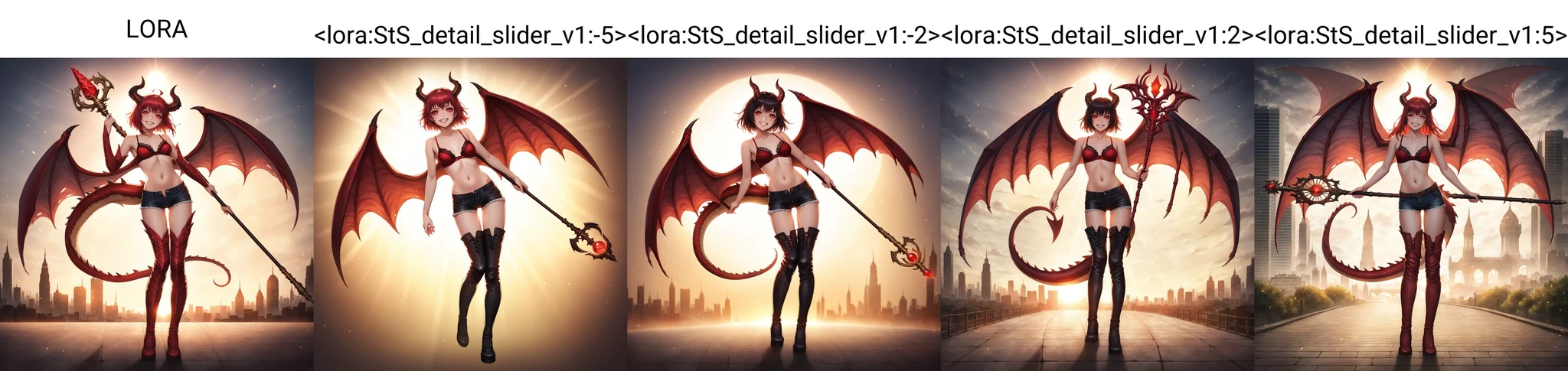 Detail Slider LoRA | PonyXL SDXL preview 4