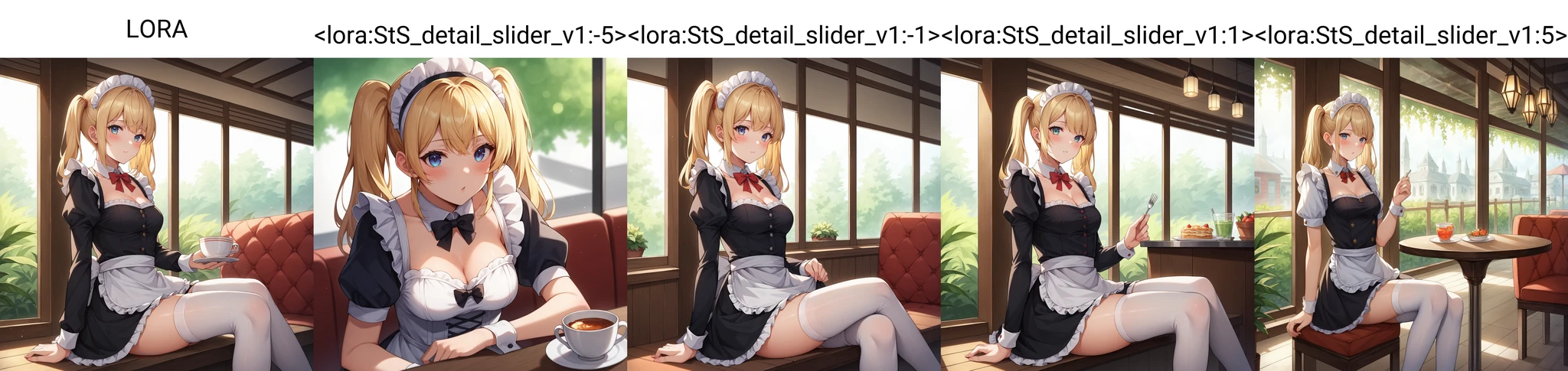 Detail Slider LoRA | PonyXL SDXL preview 5