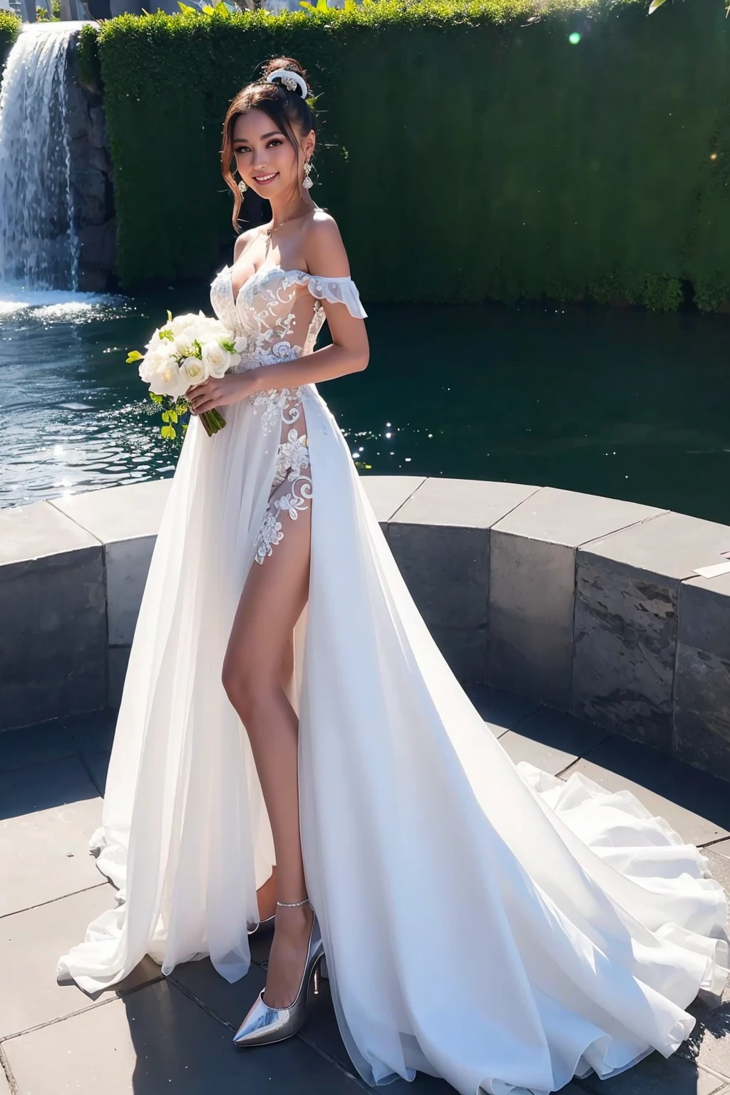 Wedding Dress Extension | Clothing LoRA preview 5