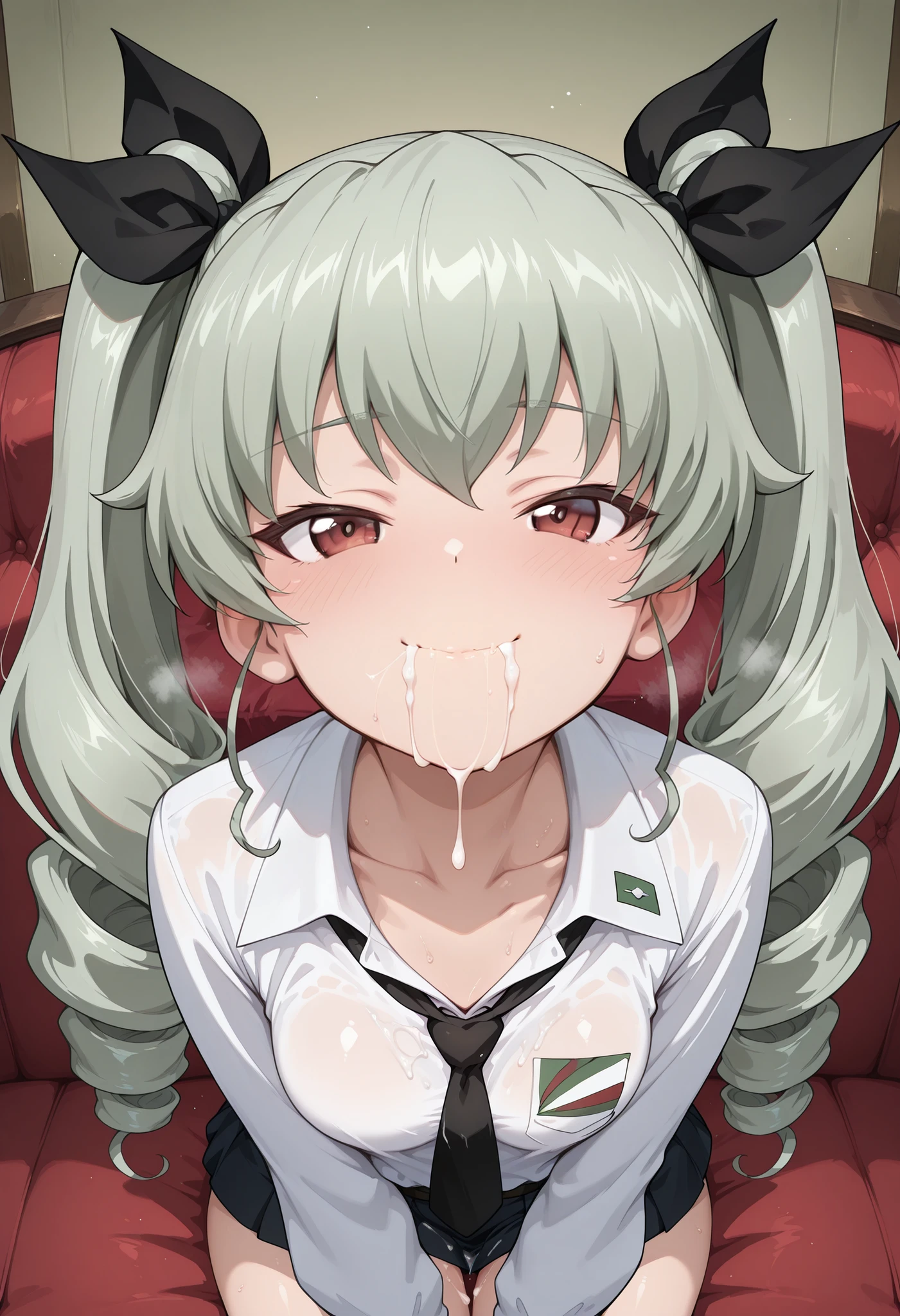 Closed Mouth Full of Cum LoRa | PonyXL & Illustrious preview 3