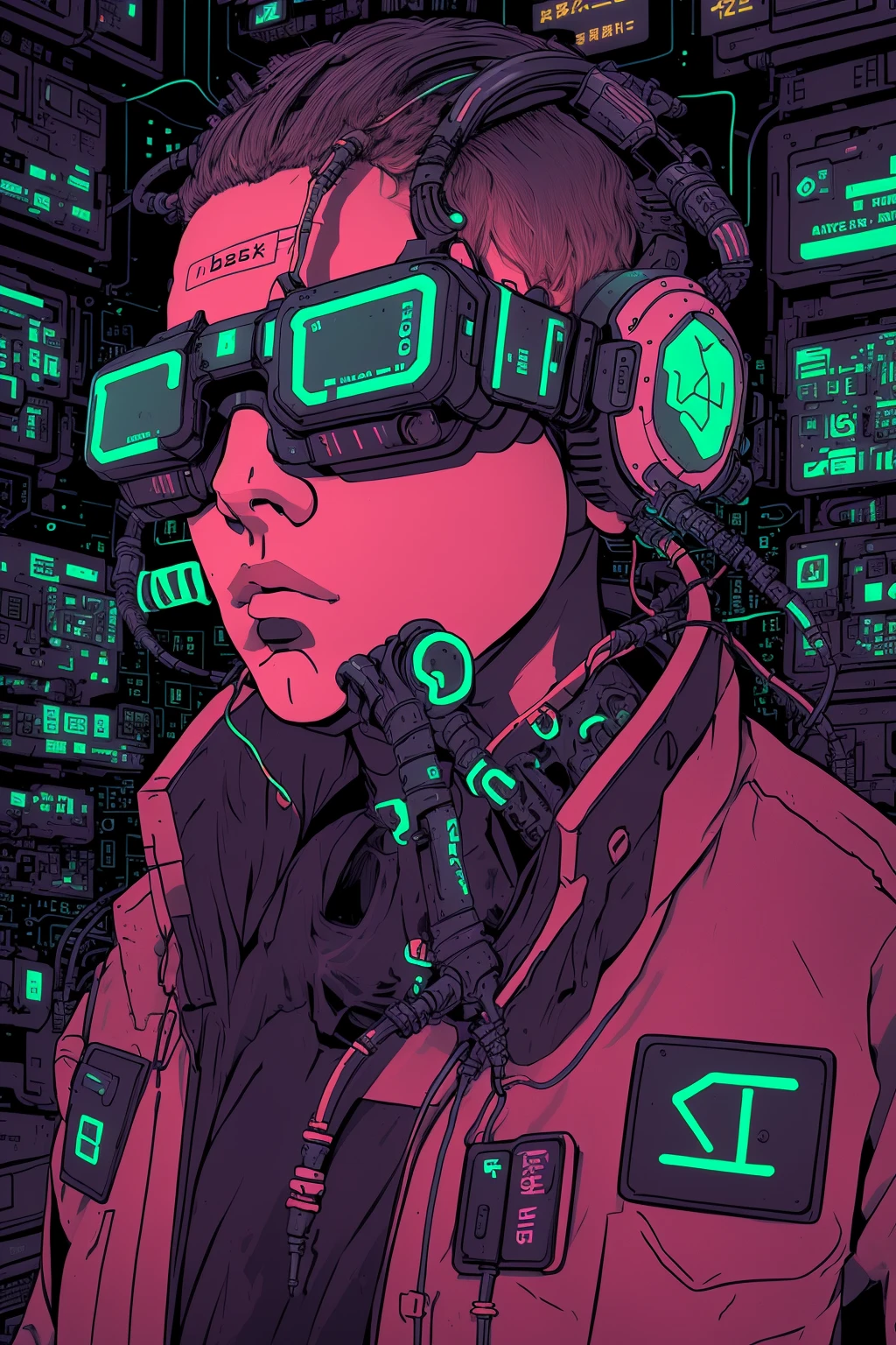 Cyberpunk Anime Style preview 1