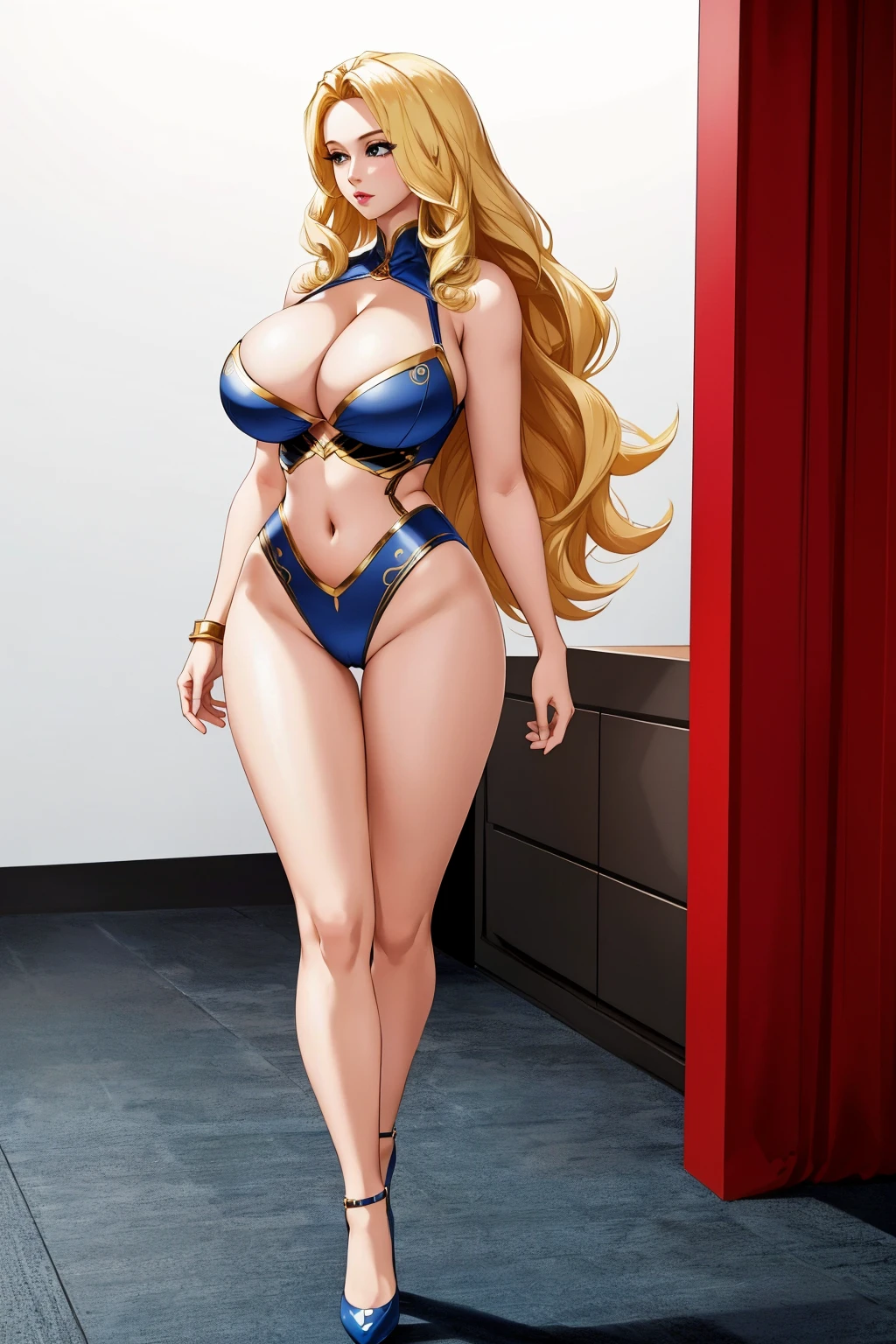 Busting out Massive Cleavage - fC 最大乳沟 preview 4