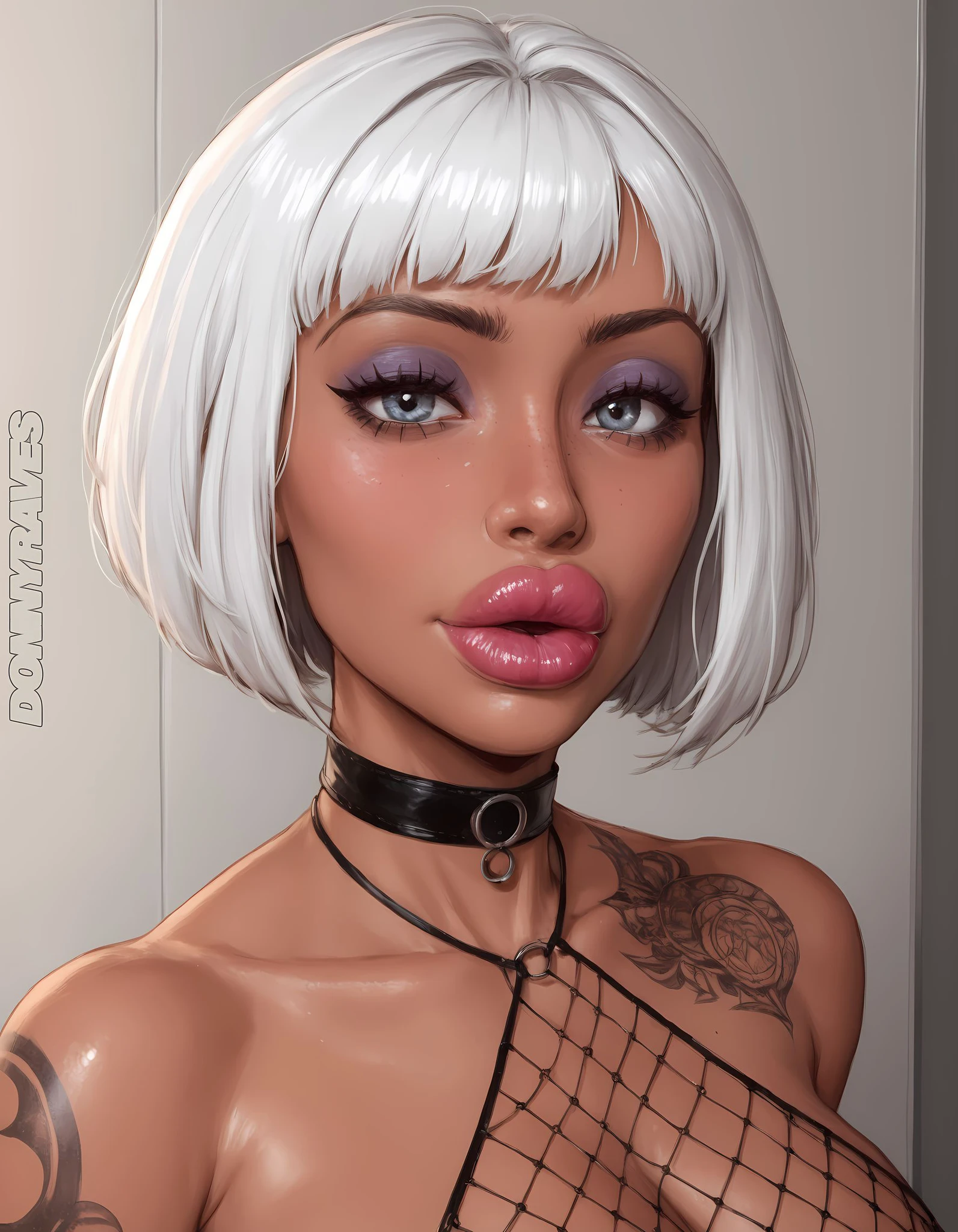 Bolted On Lips - Puffy Lips - Bimbo Lips preview 3