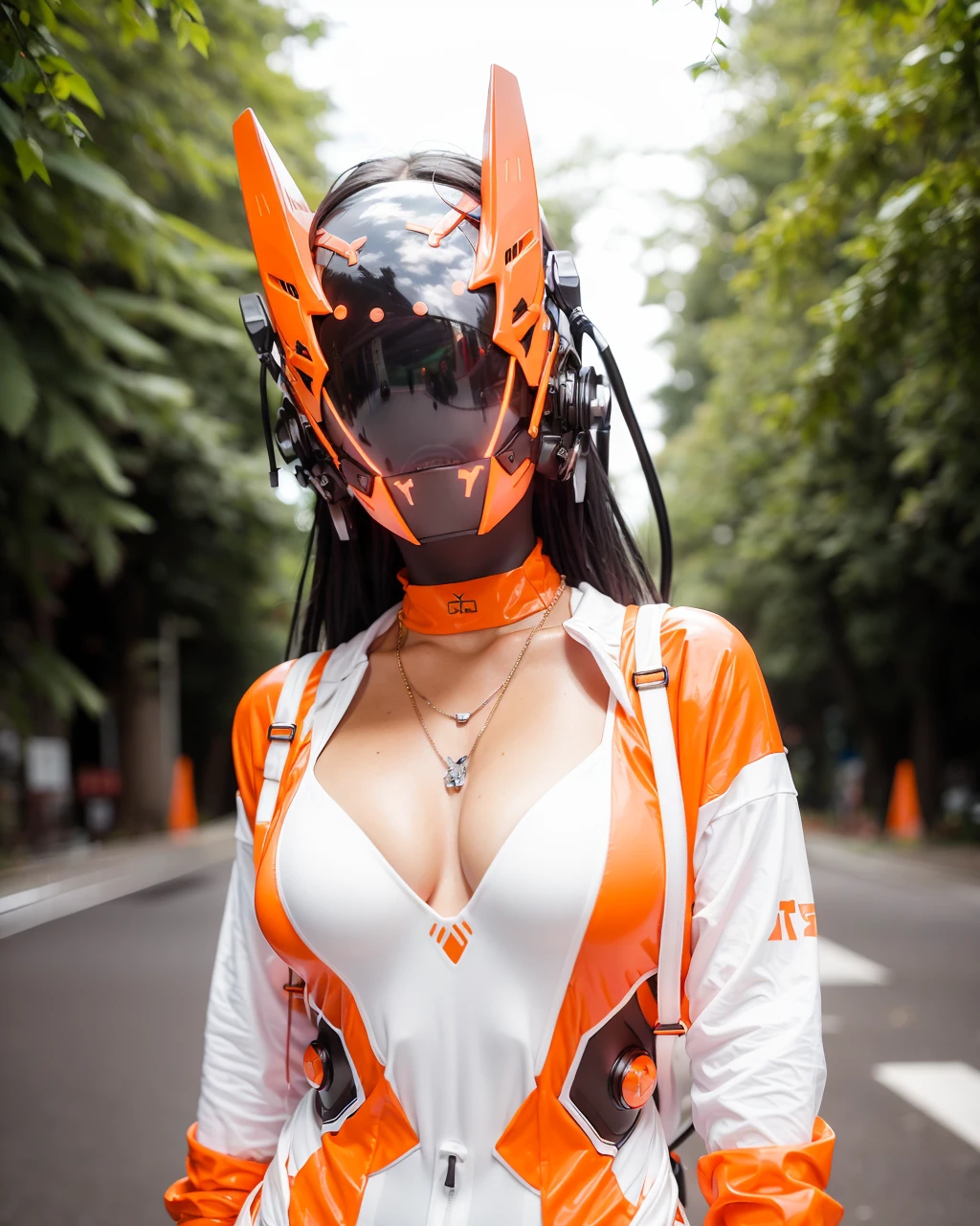 Cyberhelmet | Wearable LoRA preview 4