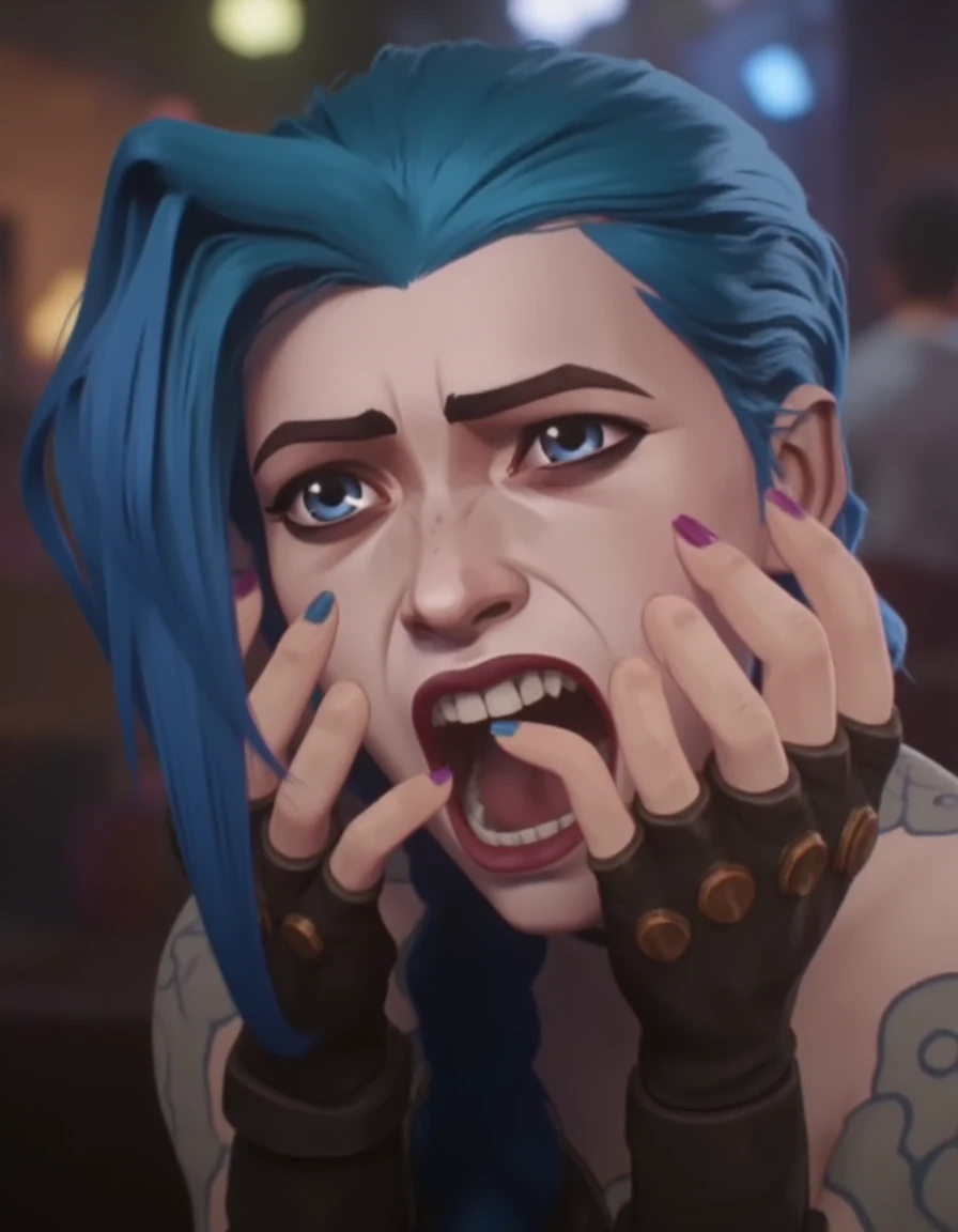 Arcane Style and Characters | All-in-One LoRA | Jinx Vi Mel Caitlyn preview 2