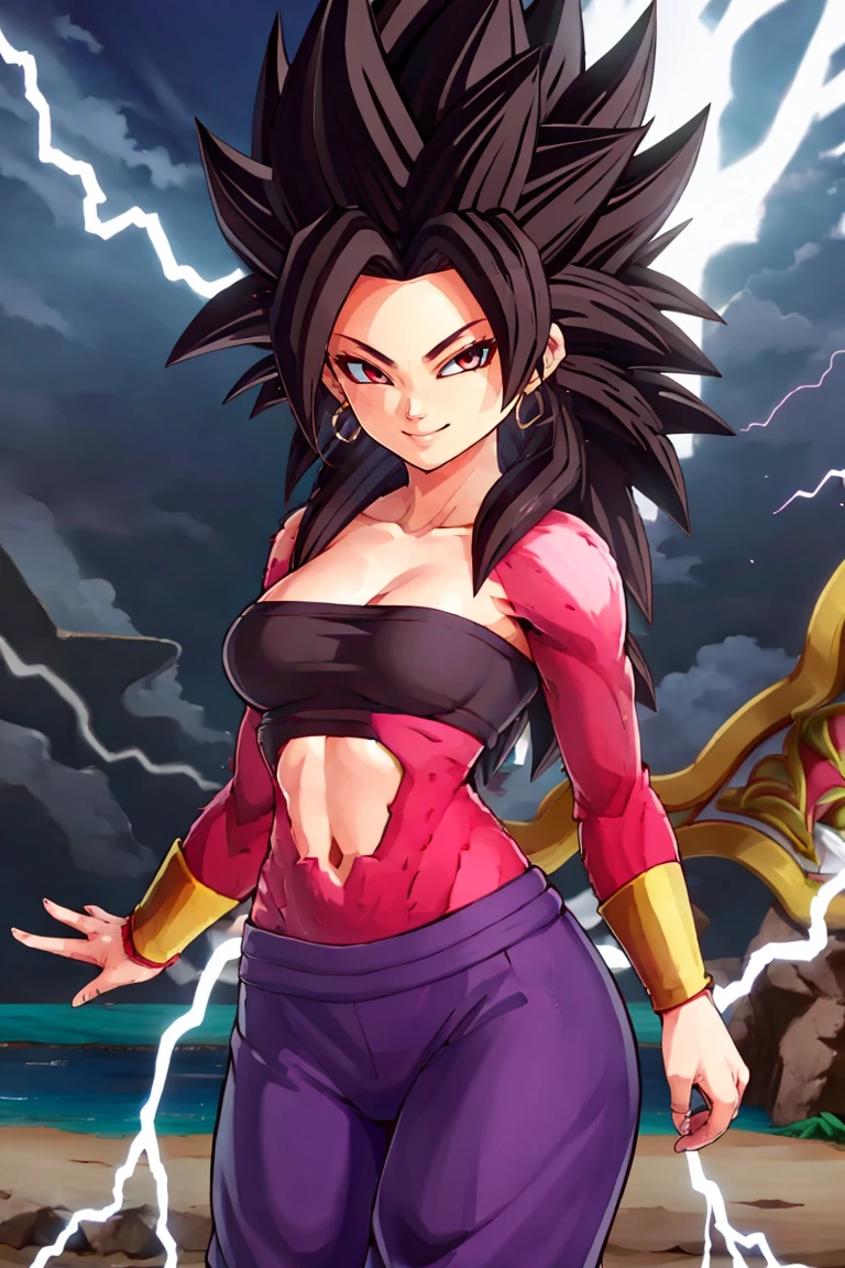 Caulifla + Super Saiyan 4 Form (Dragon Ball) [SDXL & SD1.5] preview 1