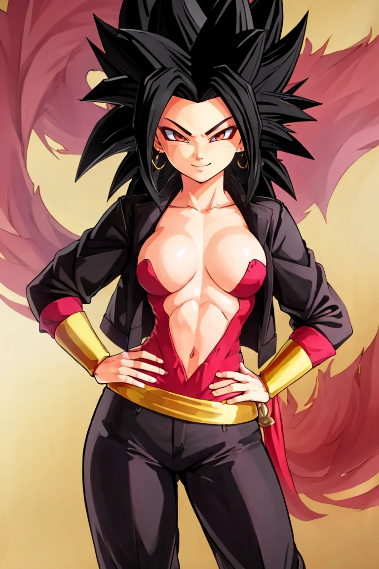 Caulifla + Super Saiyan 4 Form (Dragon Ball) [SDXL & SD1.5] preview 2