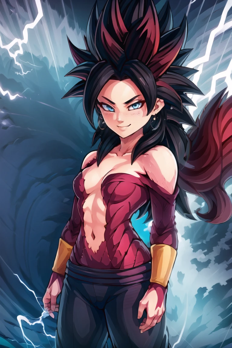 Caulifla + Super Saiyan 4 Form (Dragon Ball) [SDXL & SD1.5] preview 3