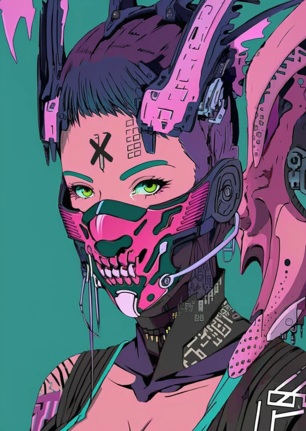 Cyberpunk Anime Style preview 1