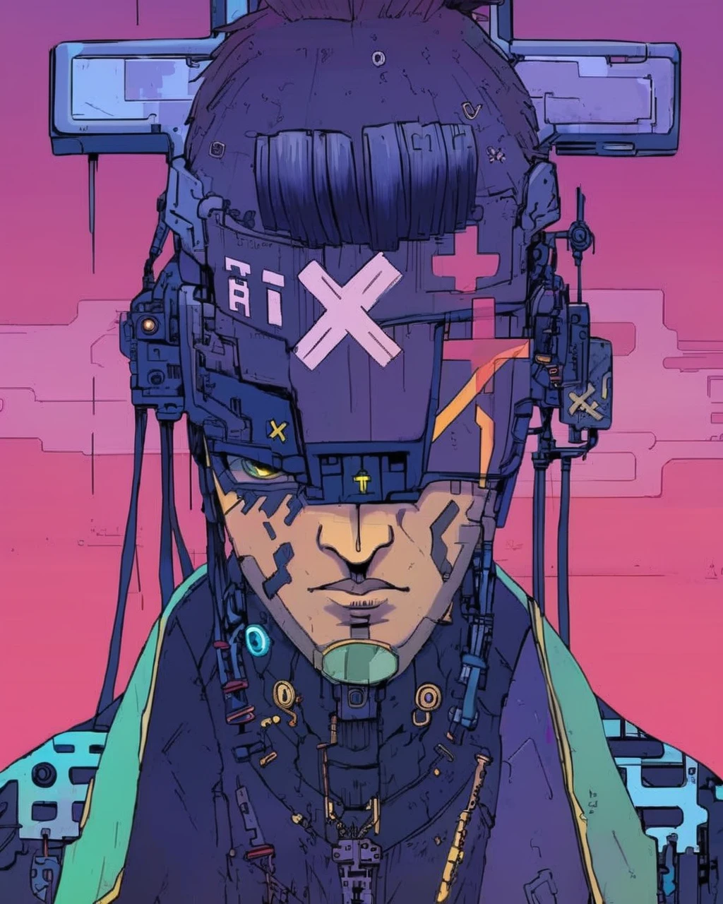Cyberpunk Anime Style preview 5