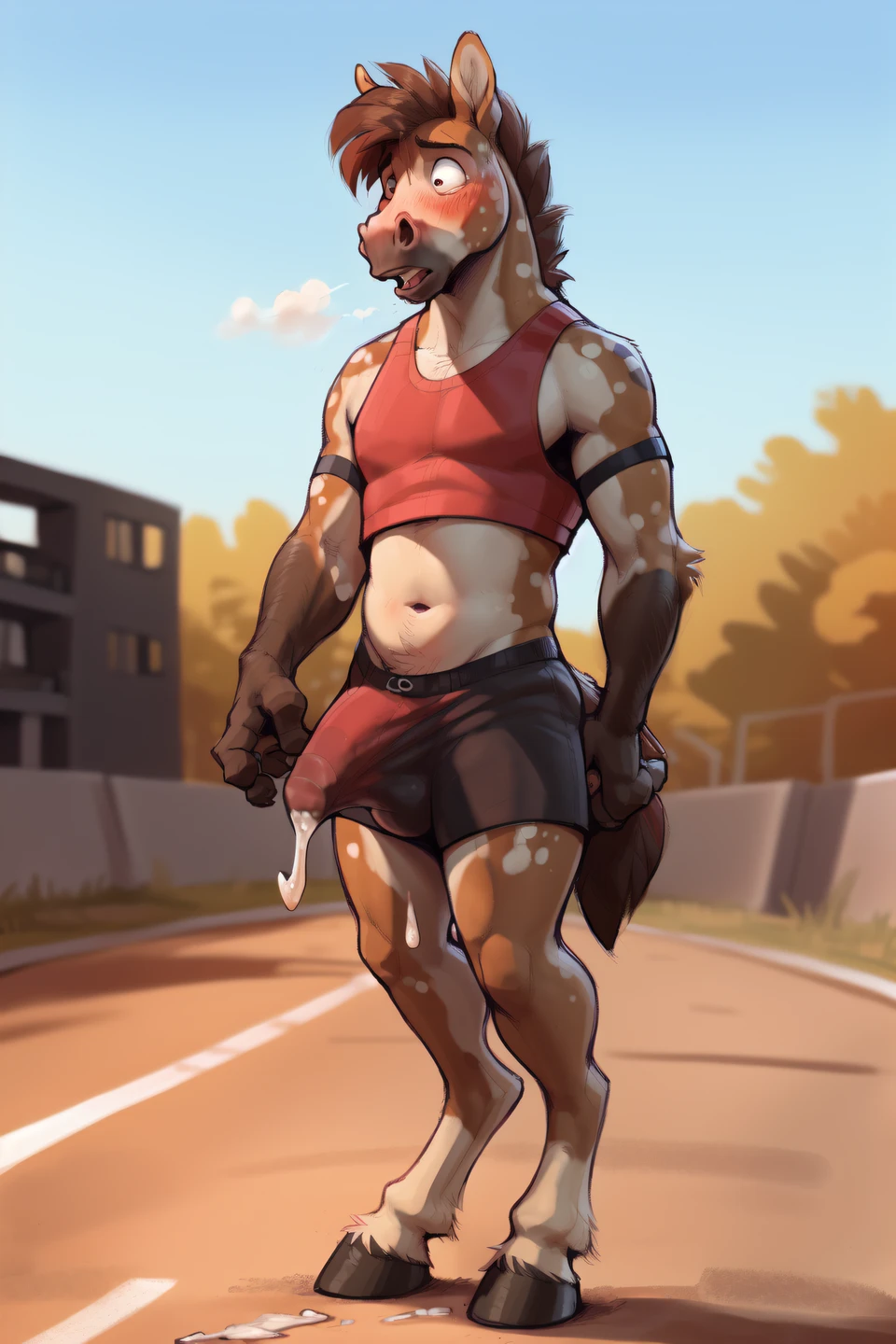 Cum Through Clothing (Furry) preview 4