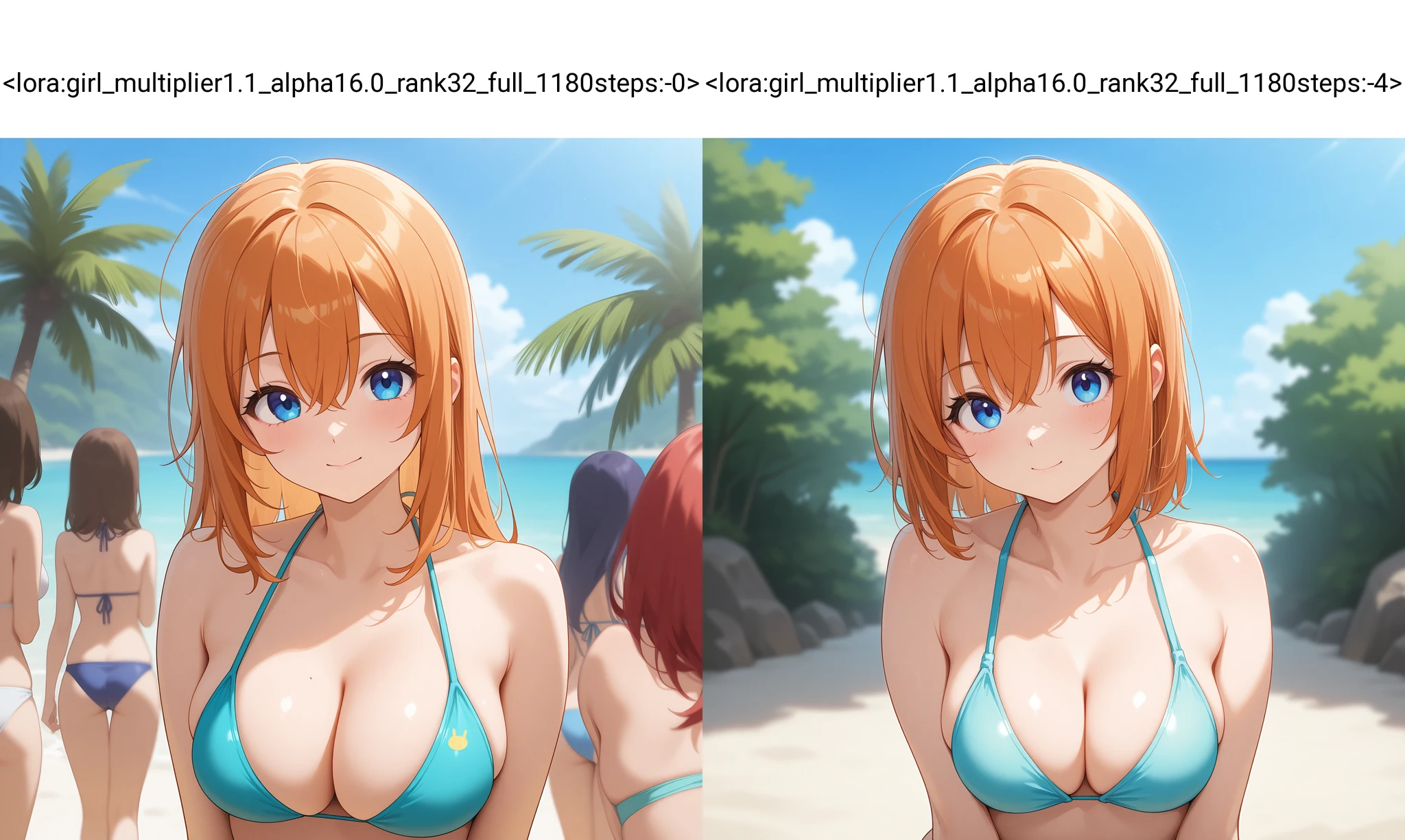 Multiple girls slider / Add or Remove subjects preview 2