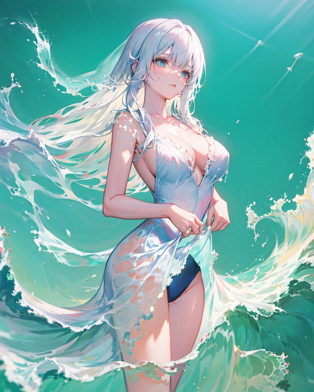 【Concept】Liquid Clothes/Liquid Dress 水裙 preview 2